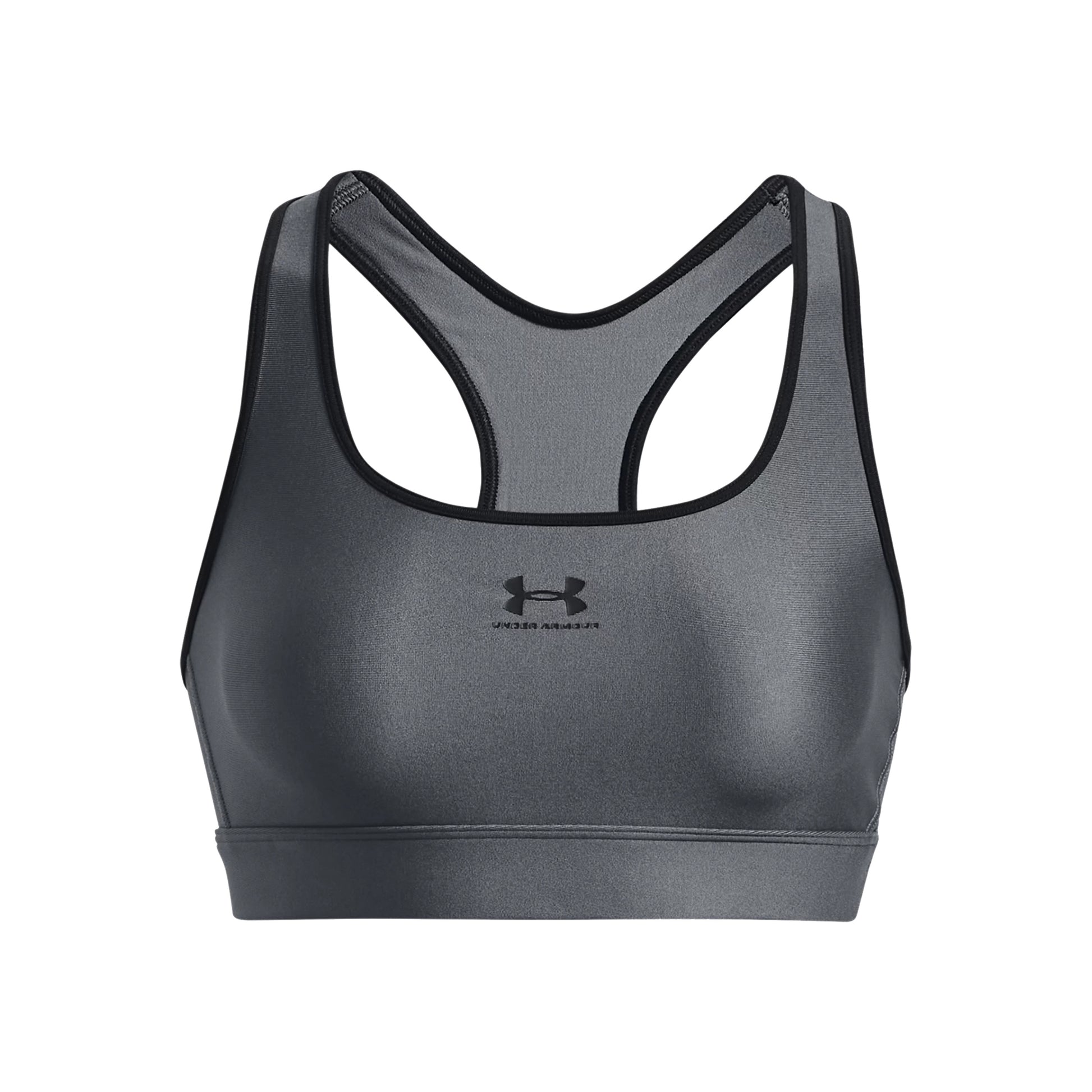 Under Armour Heatgear Mid Padless Sport-behå Damer-Grå