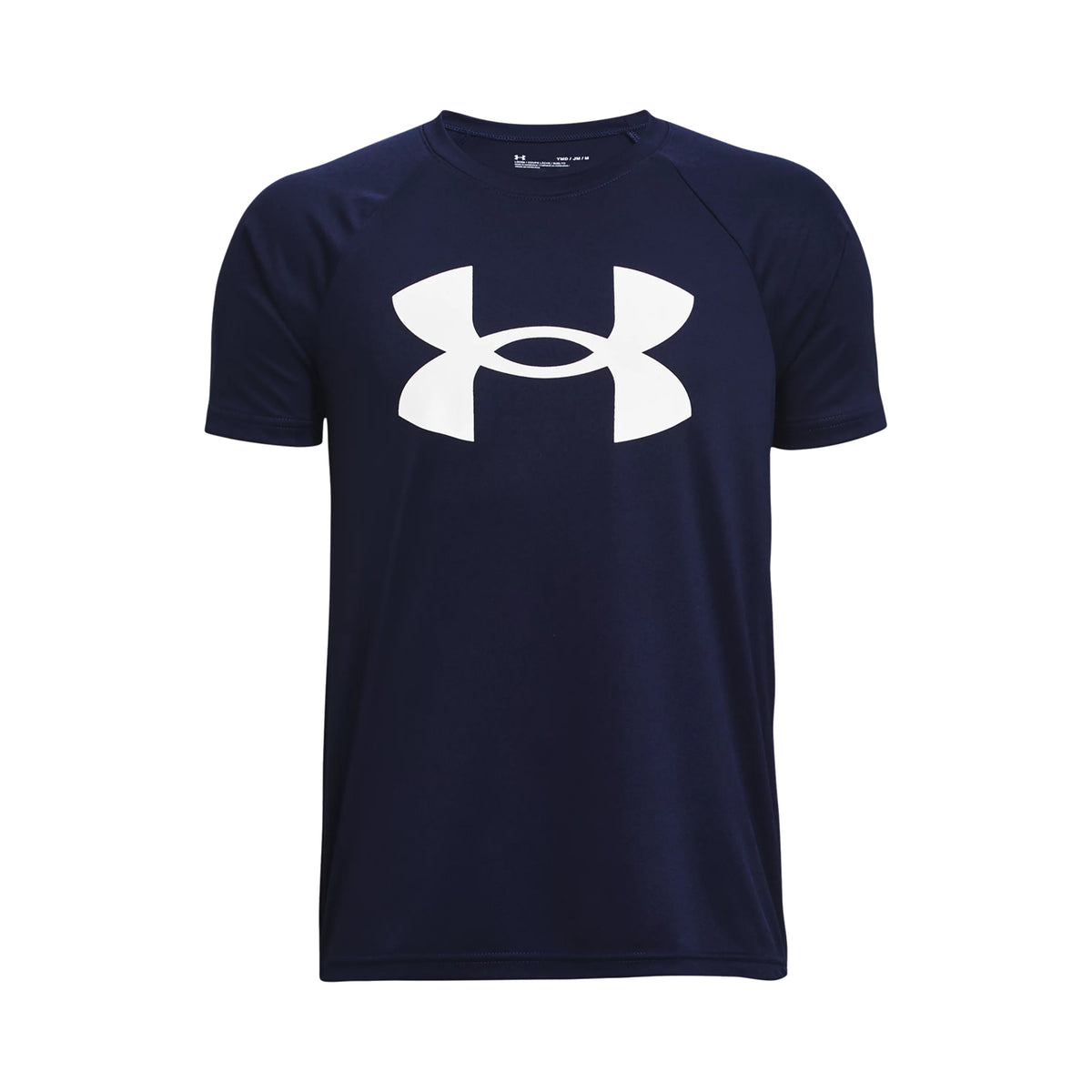 Under Armour Tech Big Logo T-shirt Pojkar - mörkblå,