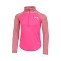 Tech Graphic Half-Zip Långärmat Flickor - pink, gammal rosa