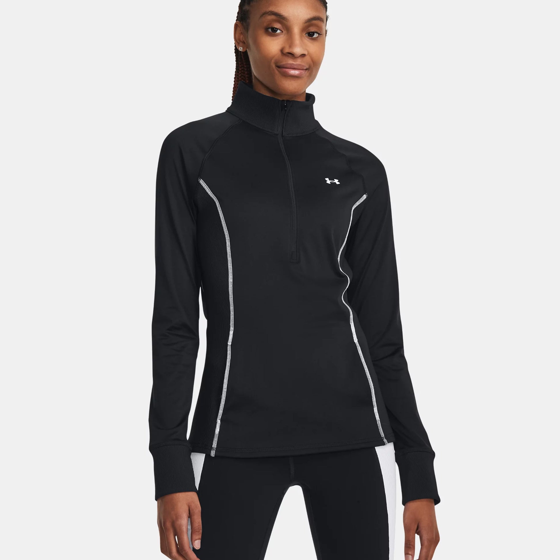 Under Armour CW Half-Zip Långärmat Damer - svart,