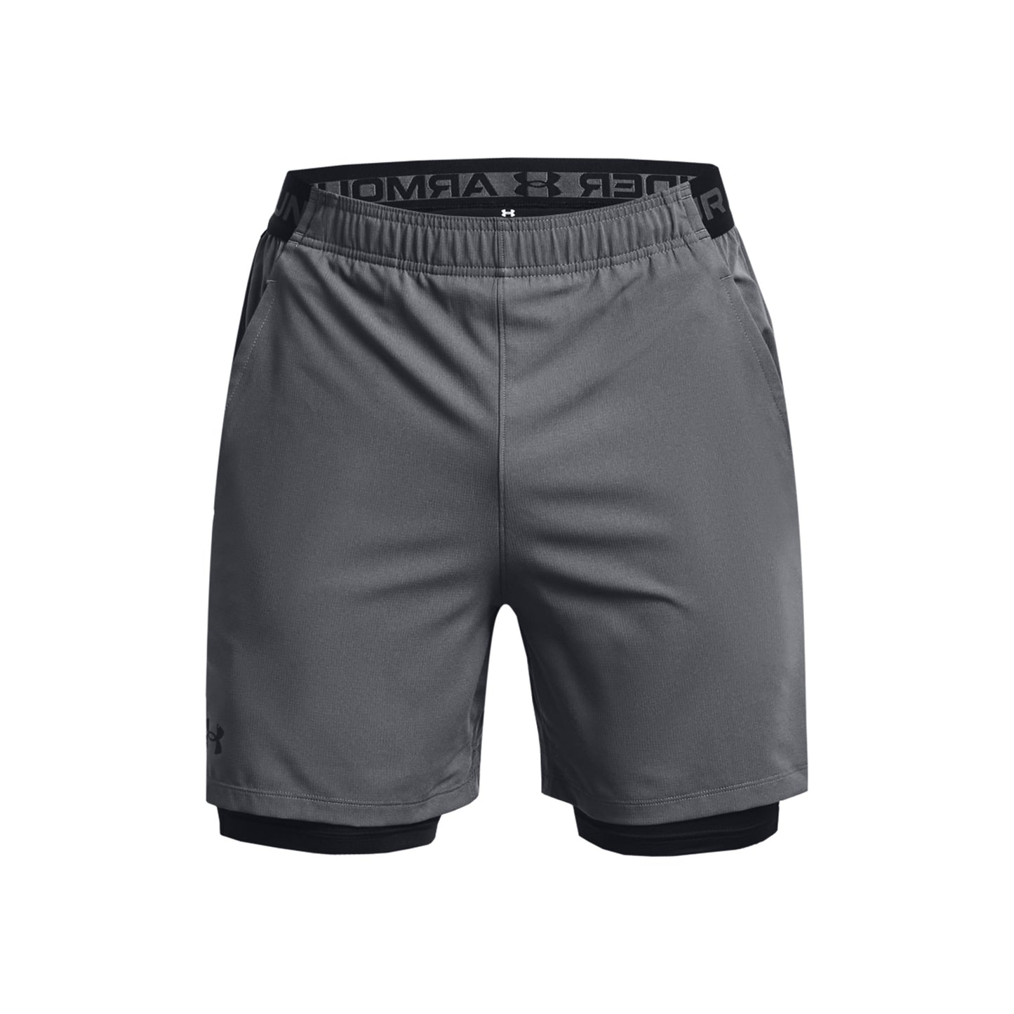 Under Armour Vanish Woven 2in1 Shorts Herrar - mörkgrå, svart