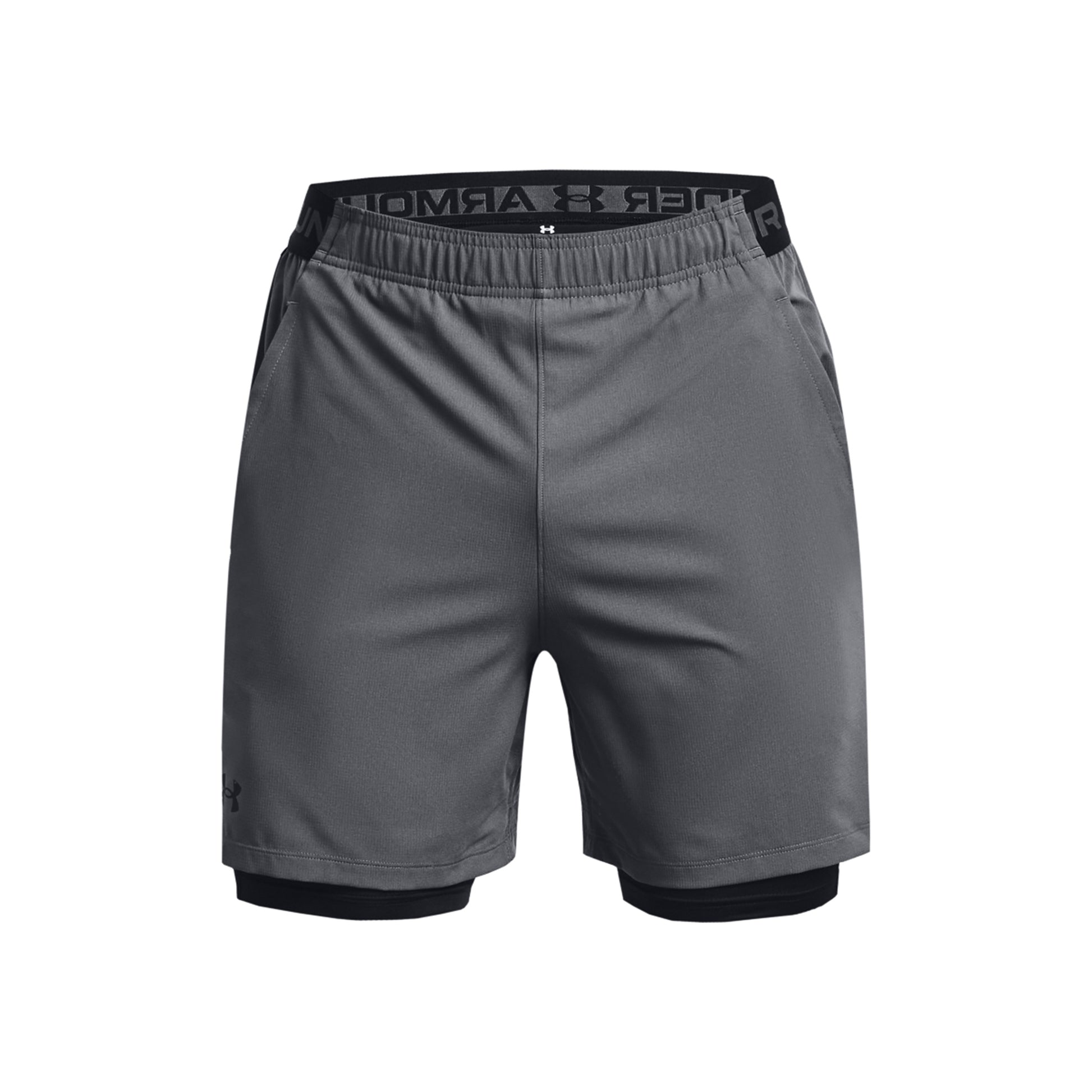 Under Armour Vanish Woven 2in1 Shorts Herrar - mörkgrå, svart