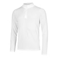 Seamless Stride 1/4 Zip Långärmat Herrar-Vit