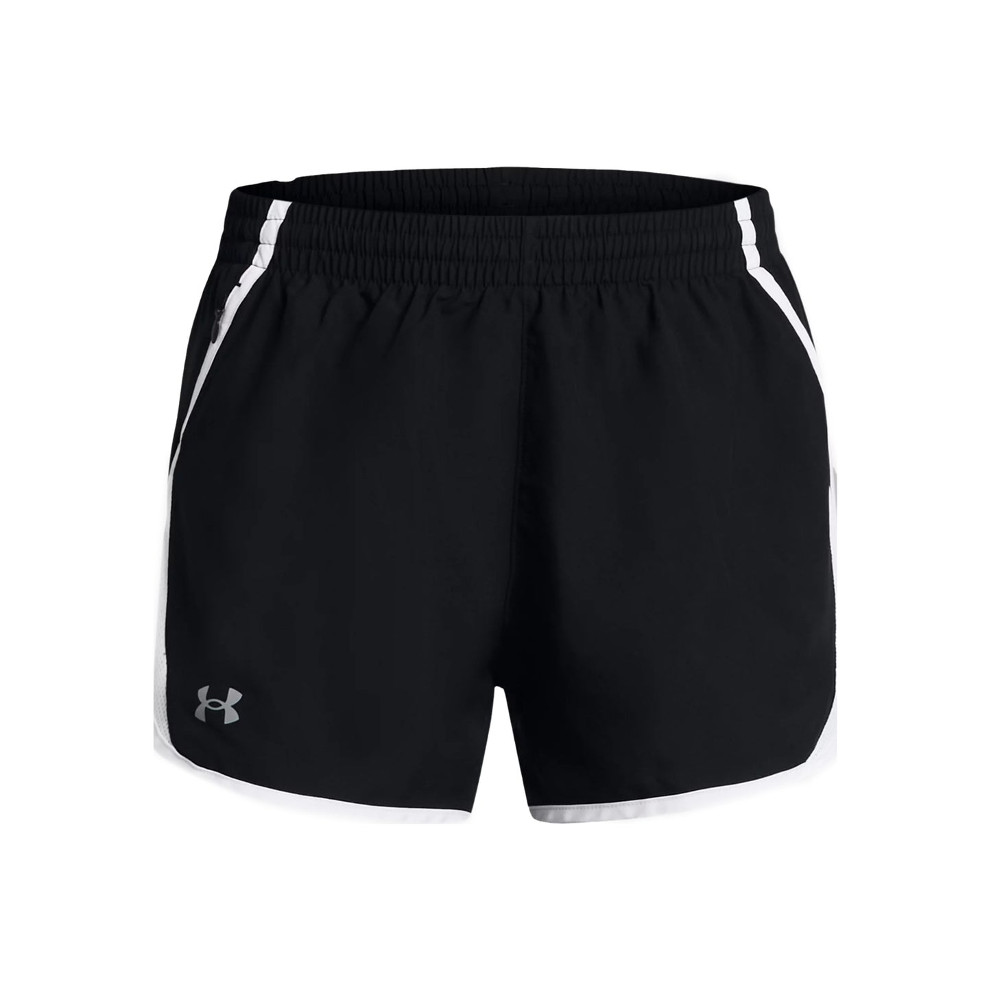 Under Armour Fly By 3in  Löparshorts Damer - svart, vit