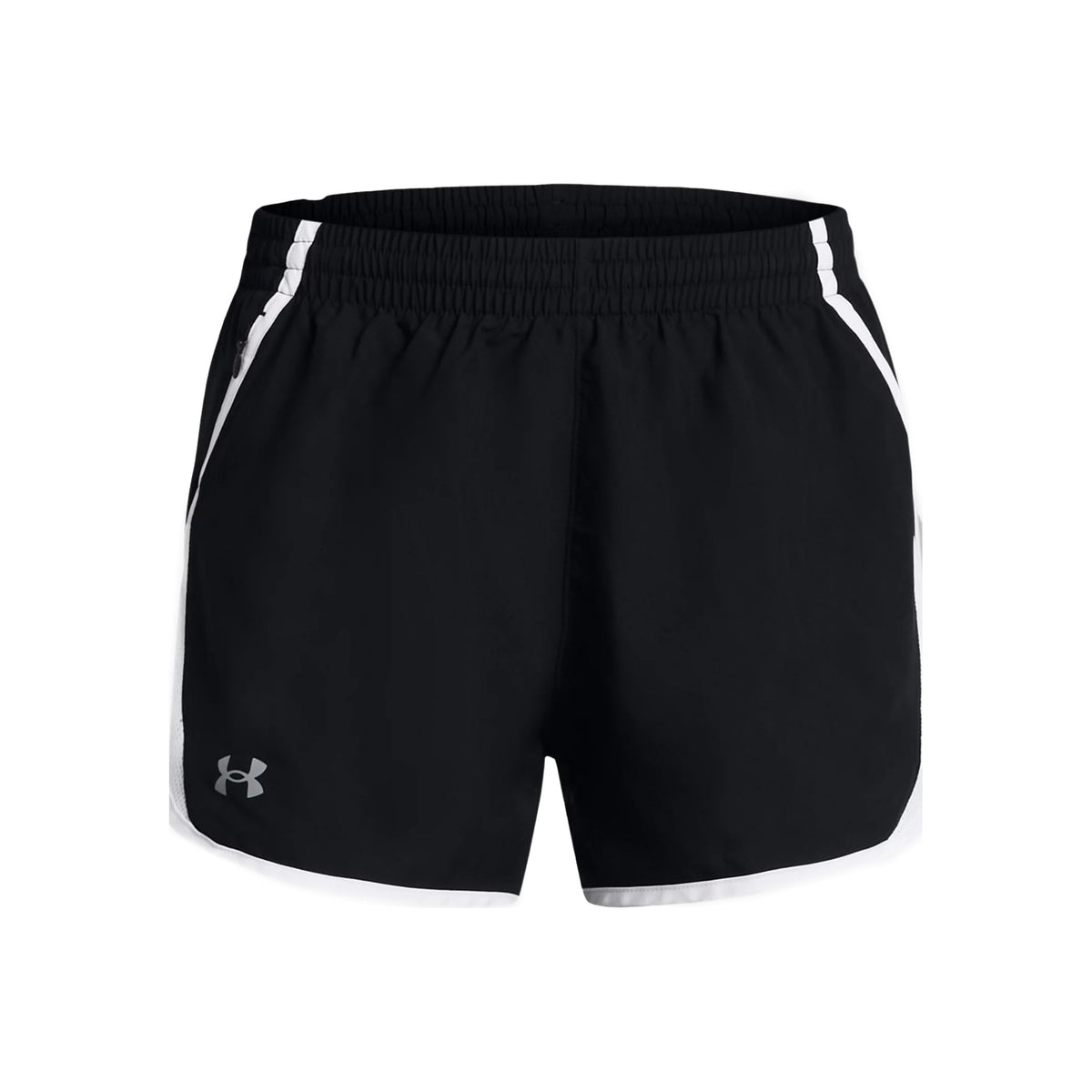 Under Armour Fly By 3in  Löparshorts Damer - svart, vit