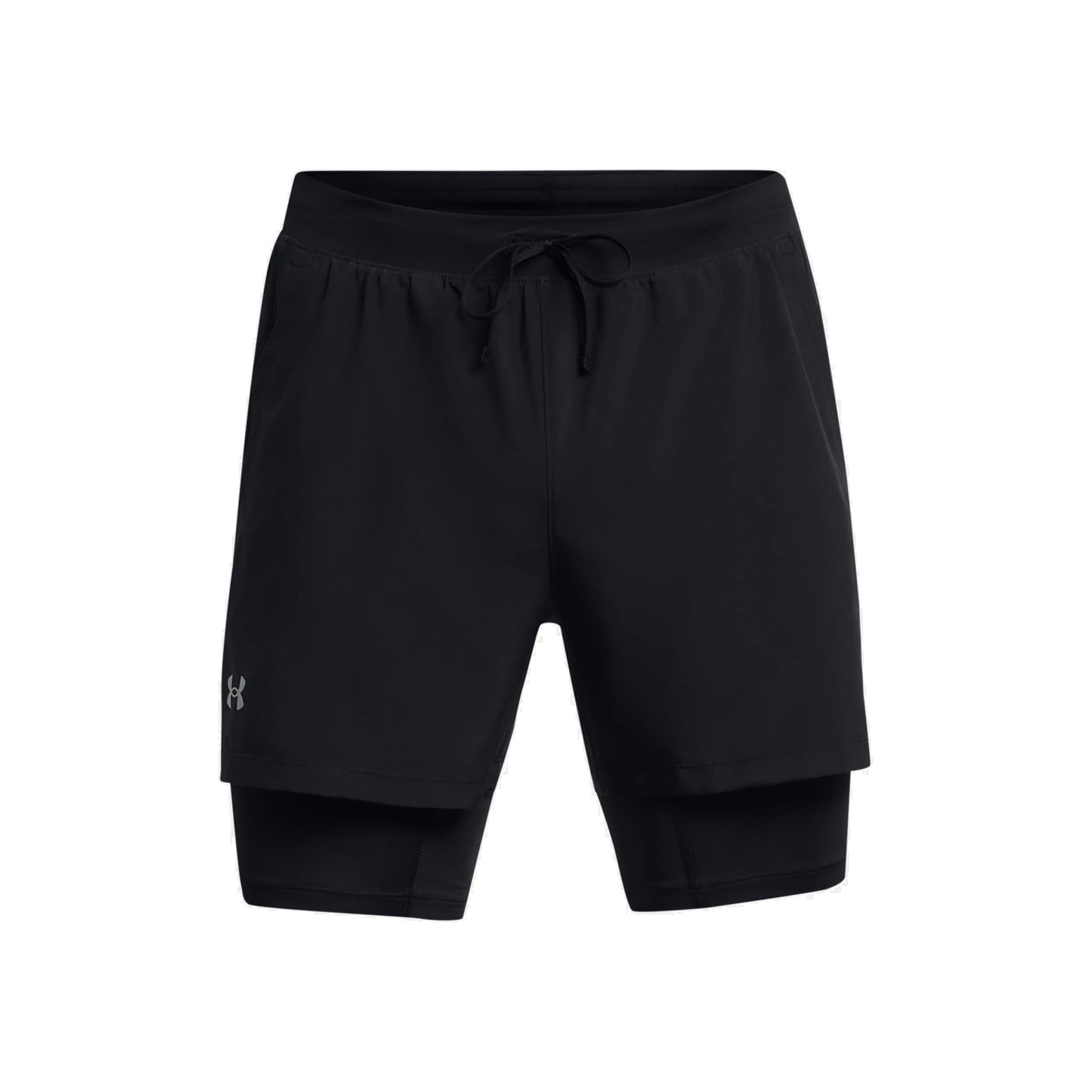 Under Armour Launch 5 Inch 2-in-1 Löparshorts Herrar-Svart