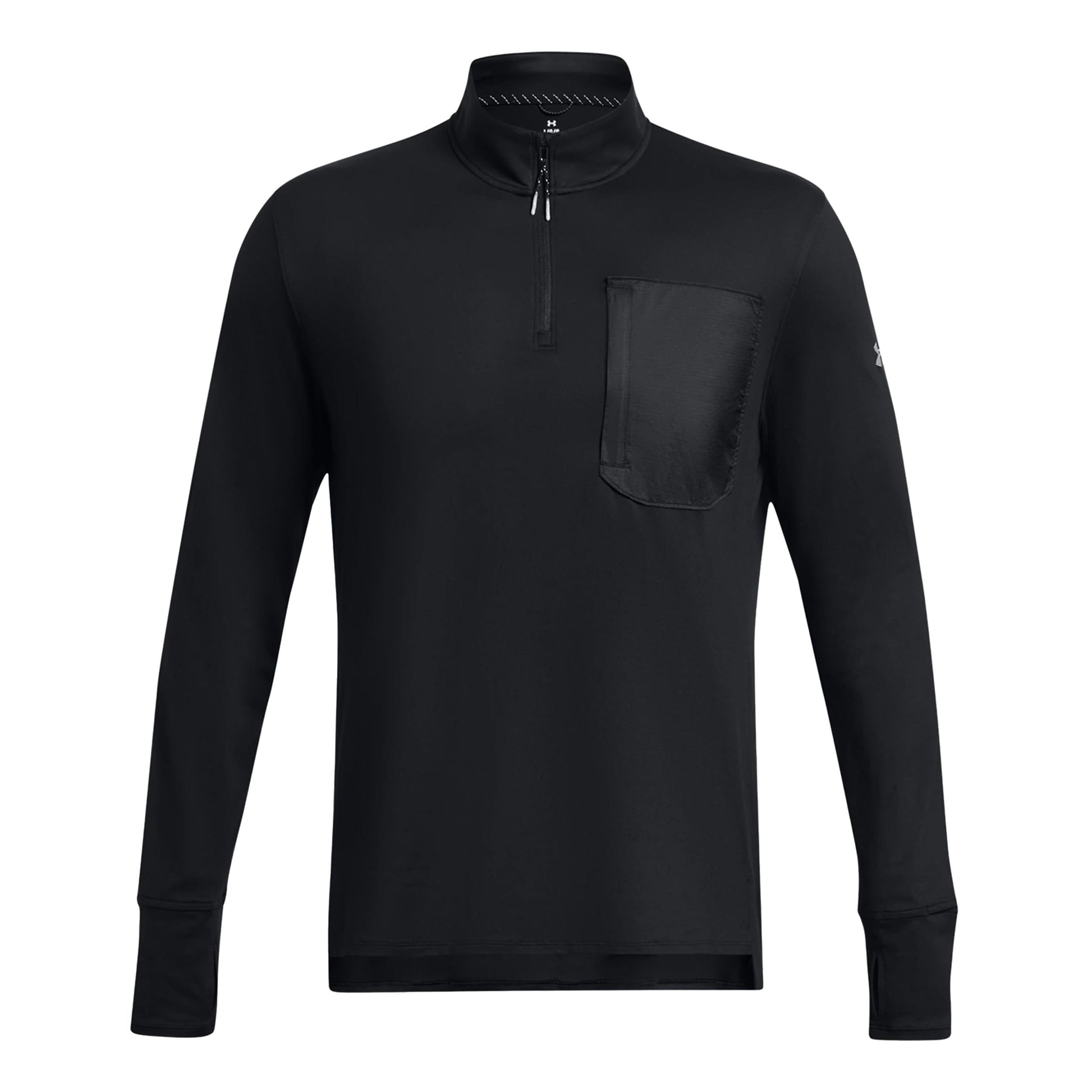 Under Armour Run Trail Quarter Zip Löpningstopp Herrar - svart,