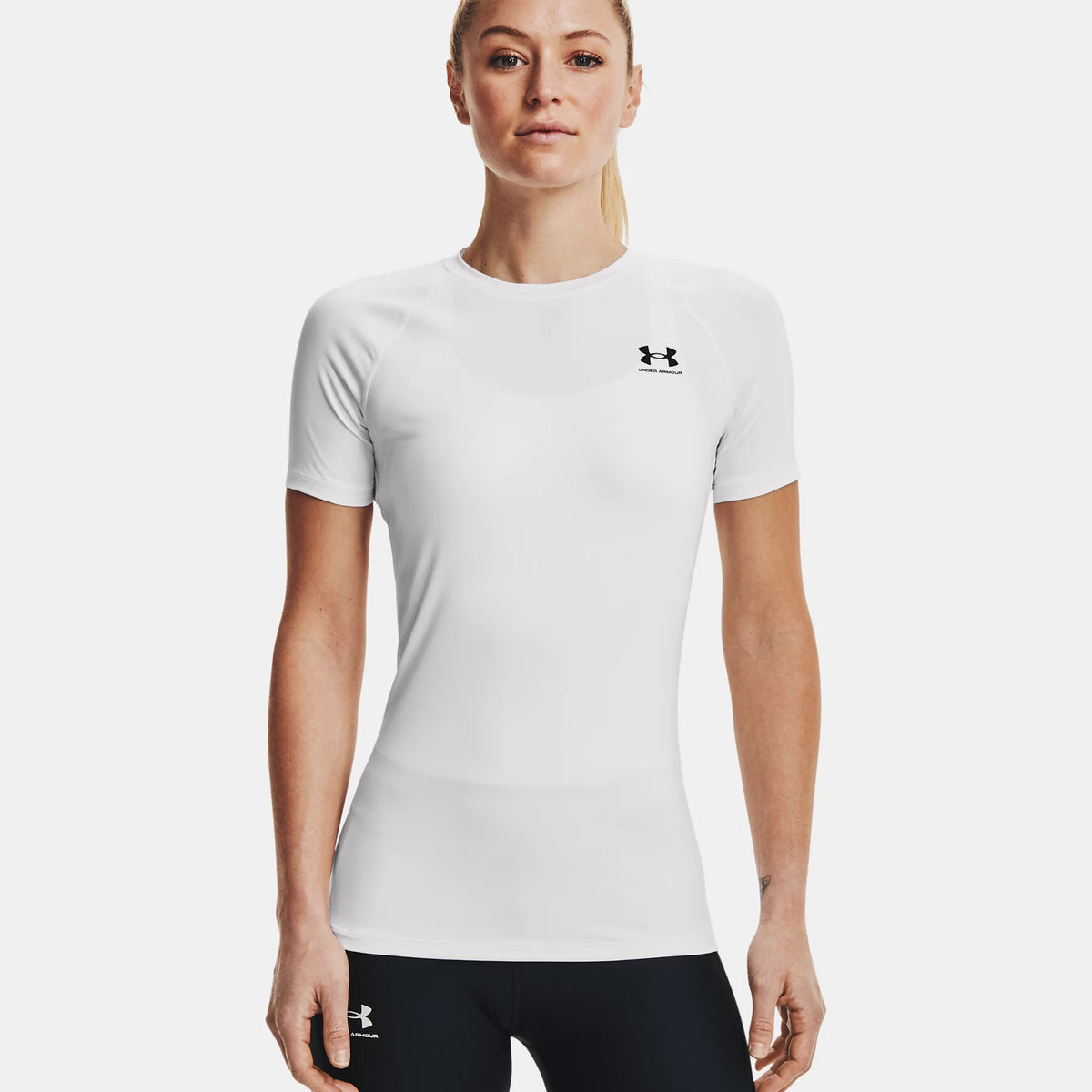 Under Armour Heatgear Authentics Comp T-shirt Damer-Vit