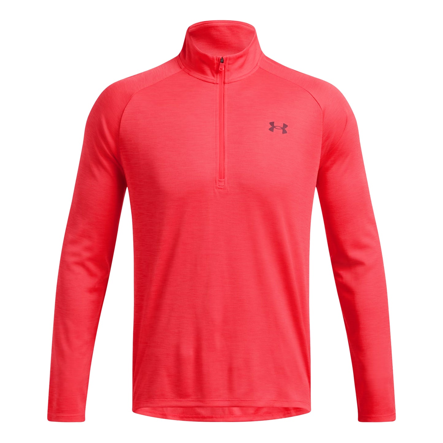Under Armour Tech Textured Half-Zip Långärmat Herrar - röd,