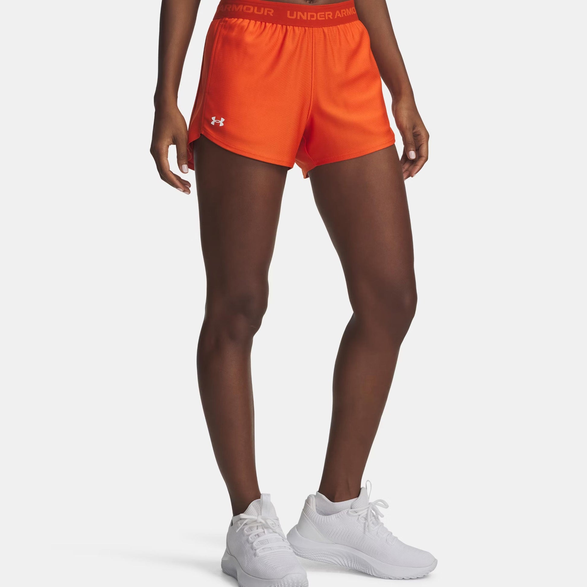 Under Armour Tech Play Up Bollshorts Damer-orange