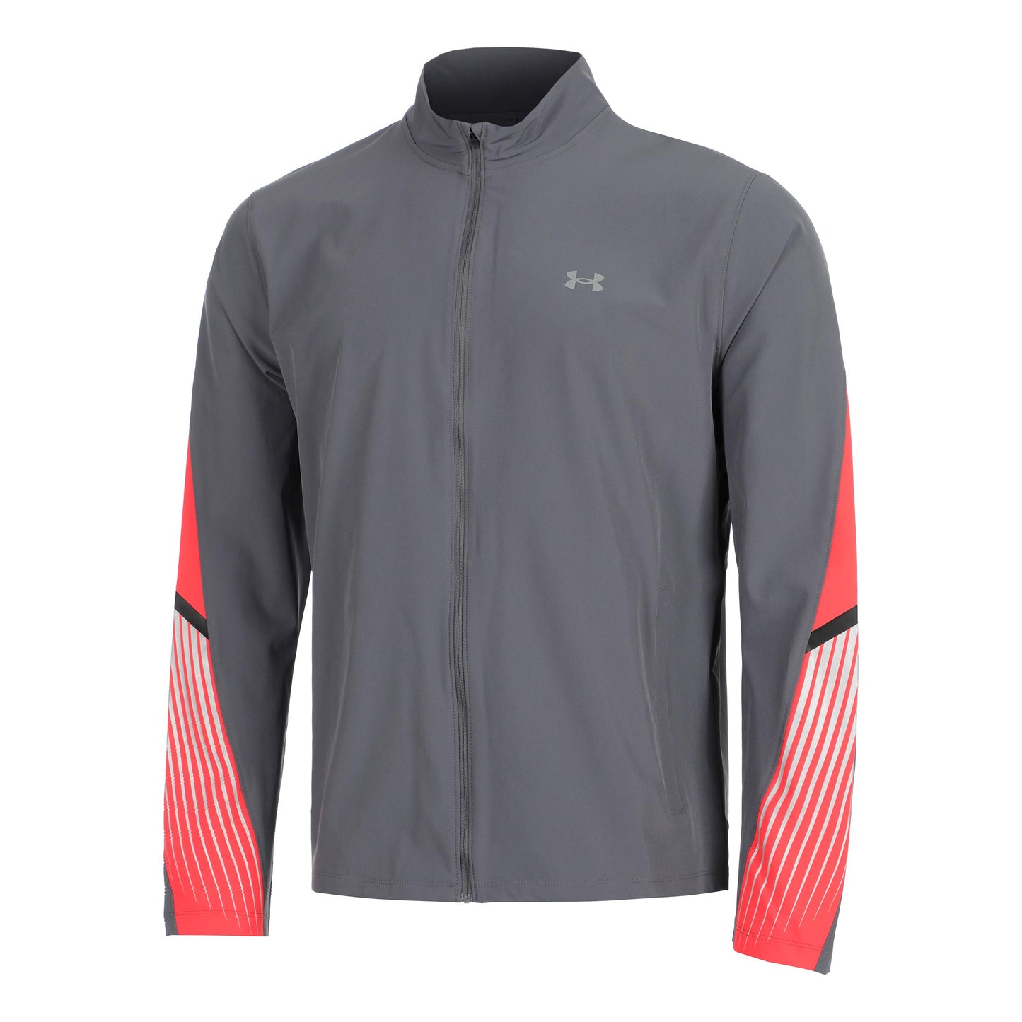 Under Armour Velociti Storm Löparjacka Herrar-Grå,Röd