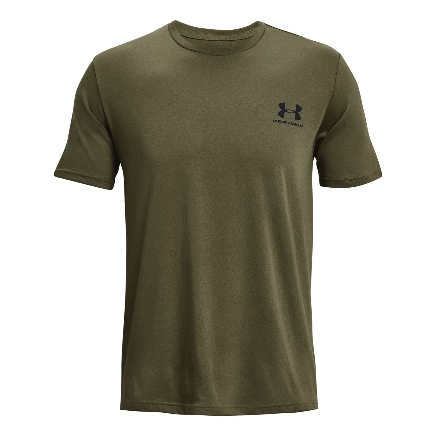 Under Armour Sportstyle Left Chef T-shirt Herrar - oliv, svart