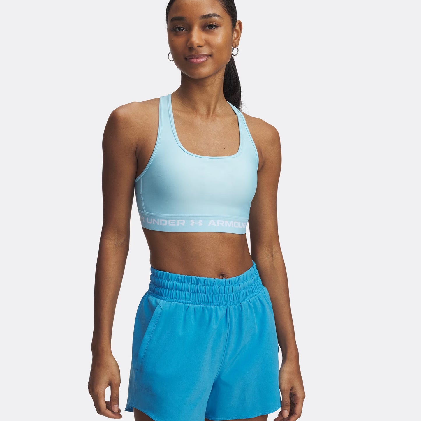 Under Armour Croback Sport-behå Damer-Ljusblå