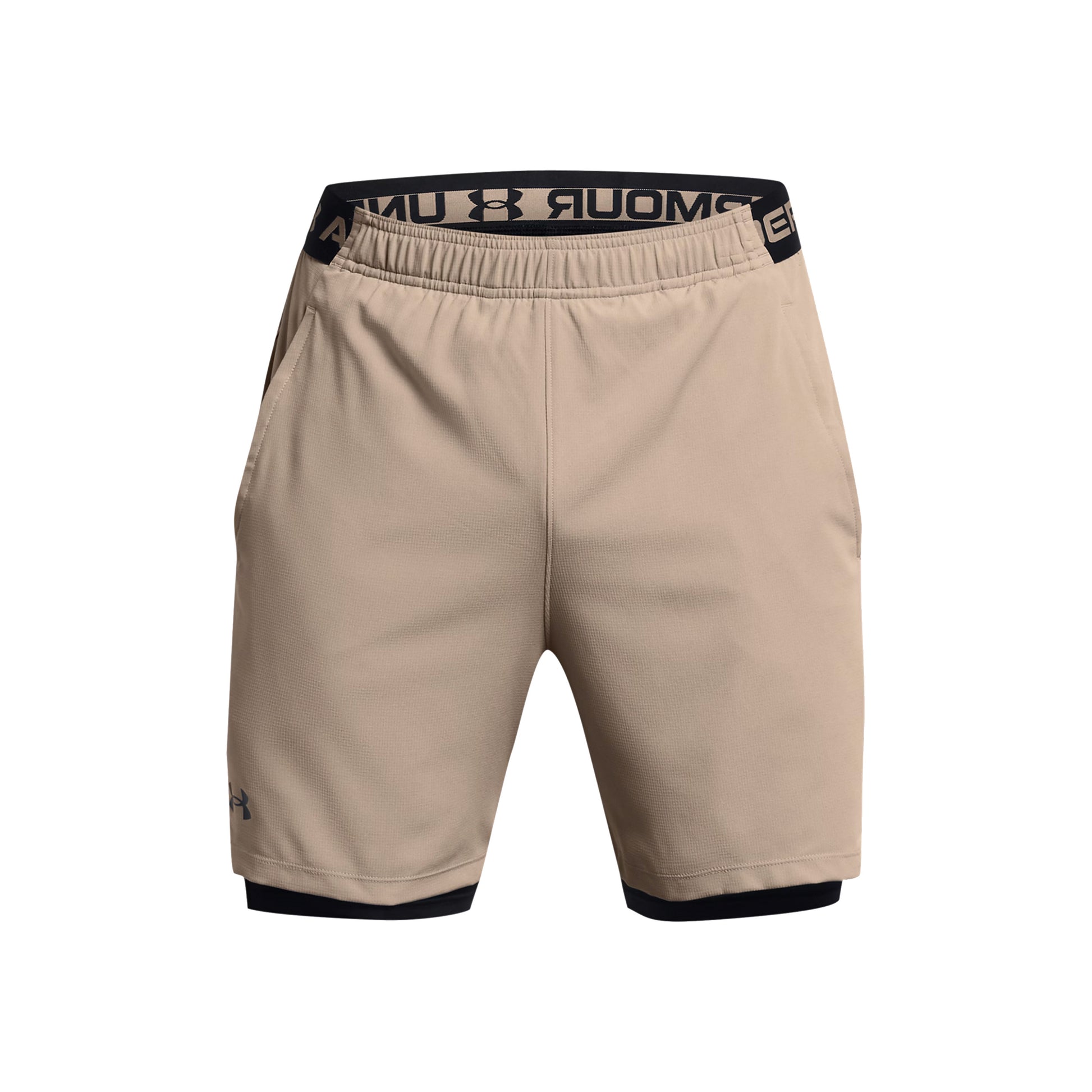 Under Armour Vanish Woven 2in1 Shorts Herrar - beige, svart
