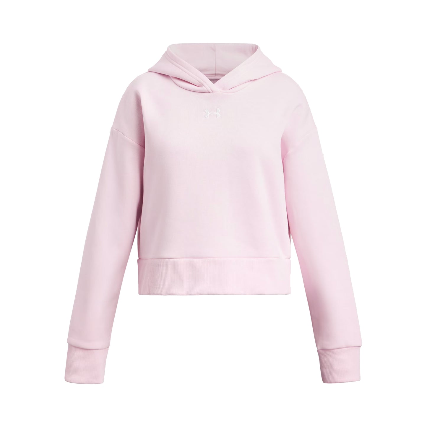 Under Armour Rival Fleece Huvtröja Flickor-Pink