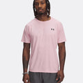 Tech Textured T-shirt Herrar - rosa,
