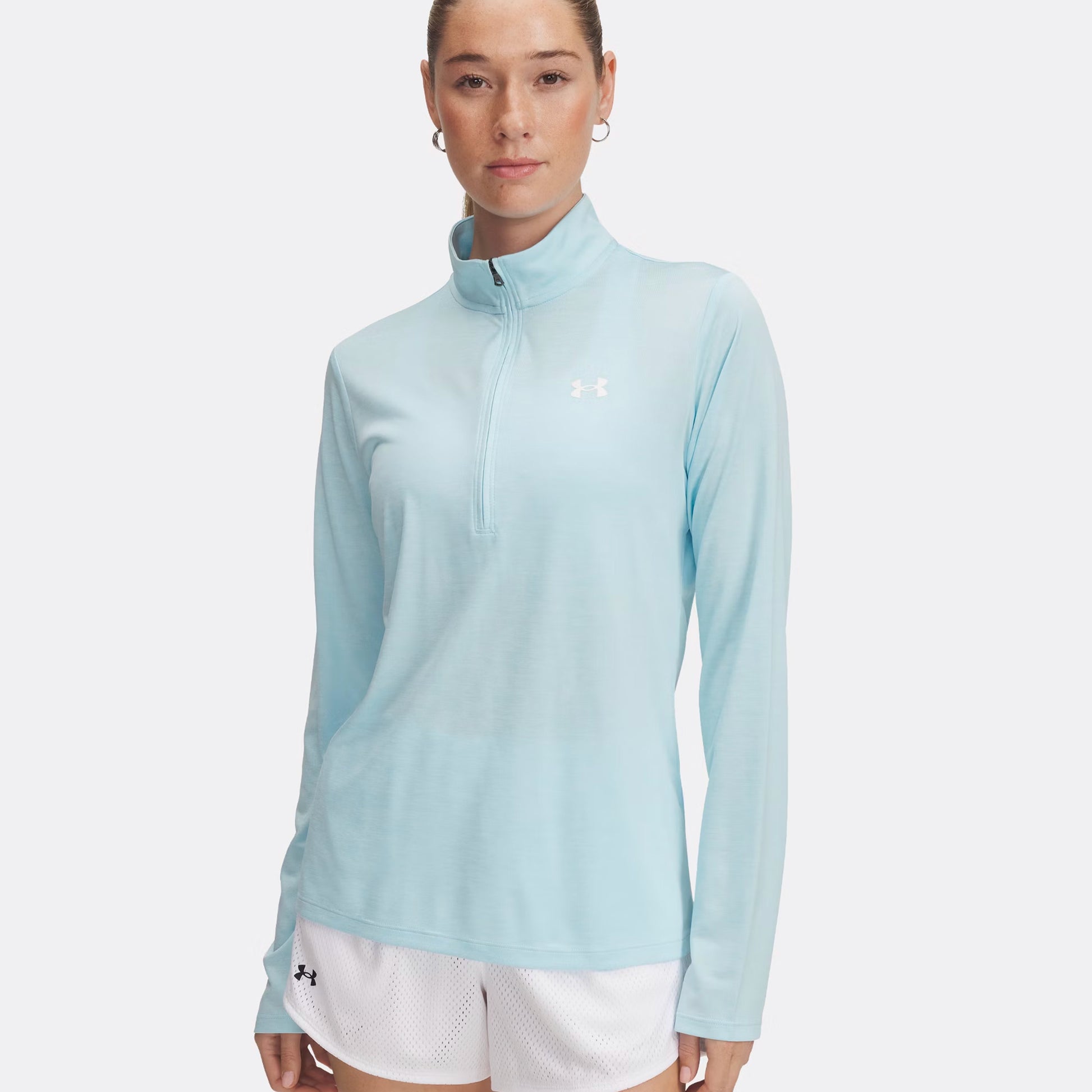 Under Armour Tech Half-Zip Långärmat Damer-Mint