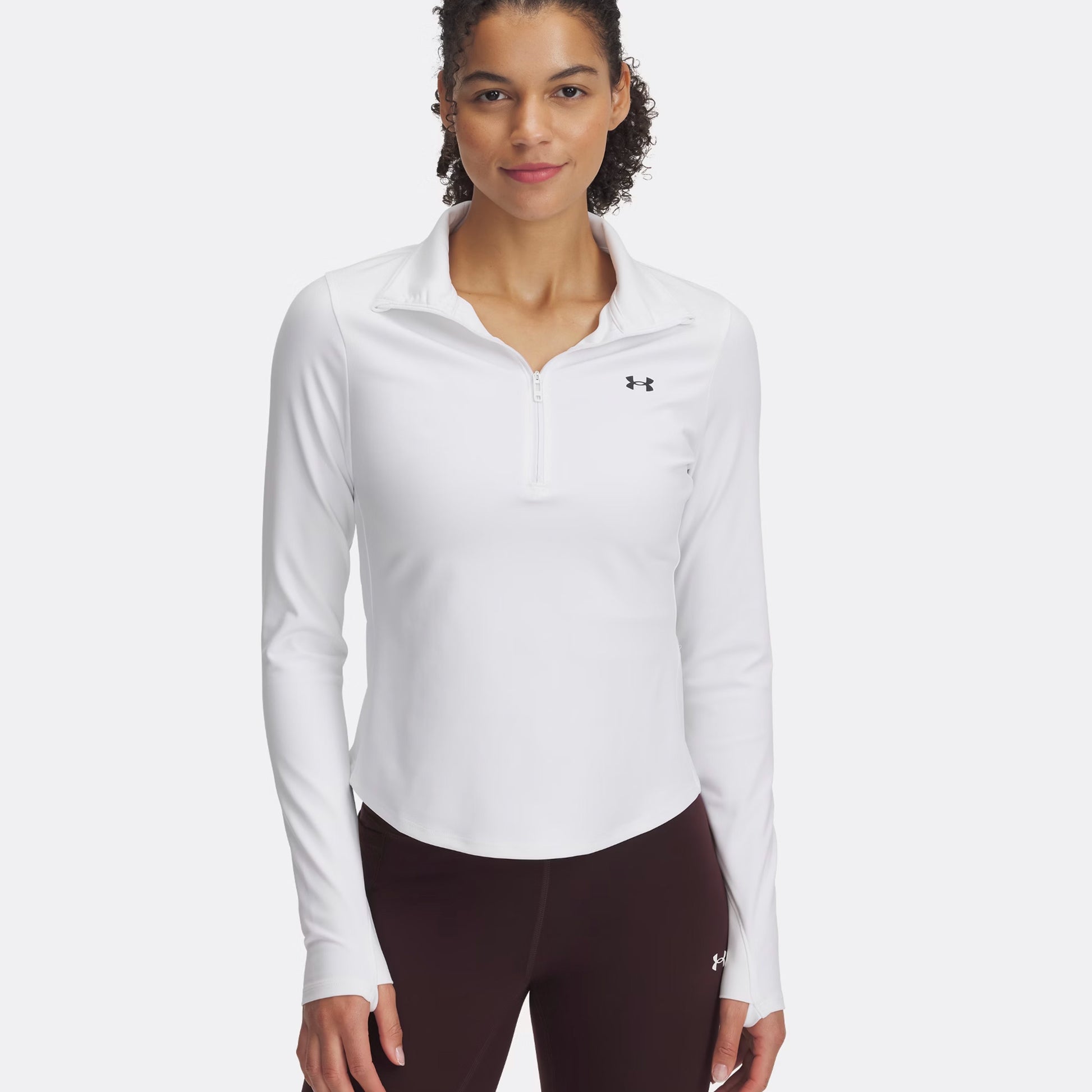 Under Armour Motion Half-Zip Långärmat Damer-Vit