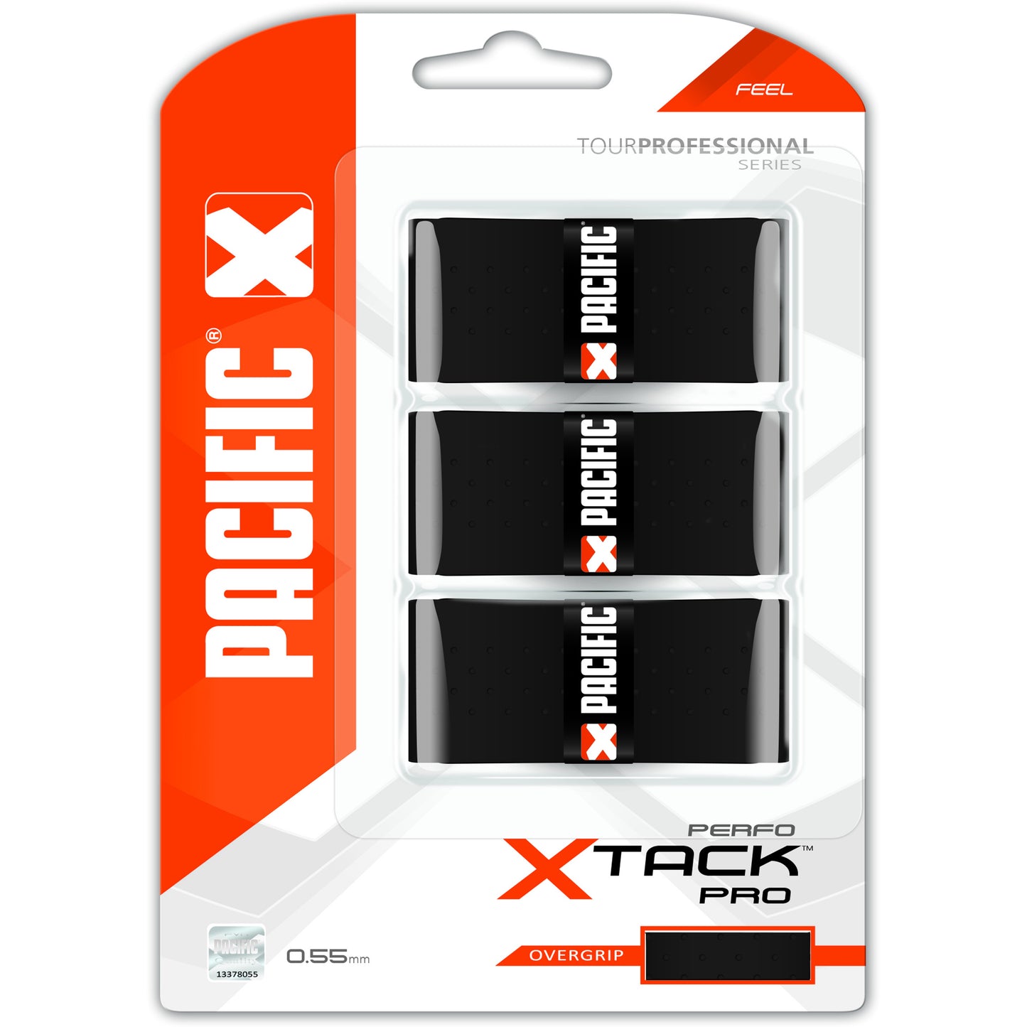 Pacific X Tack Pro Perfo 3-pack-Svart