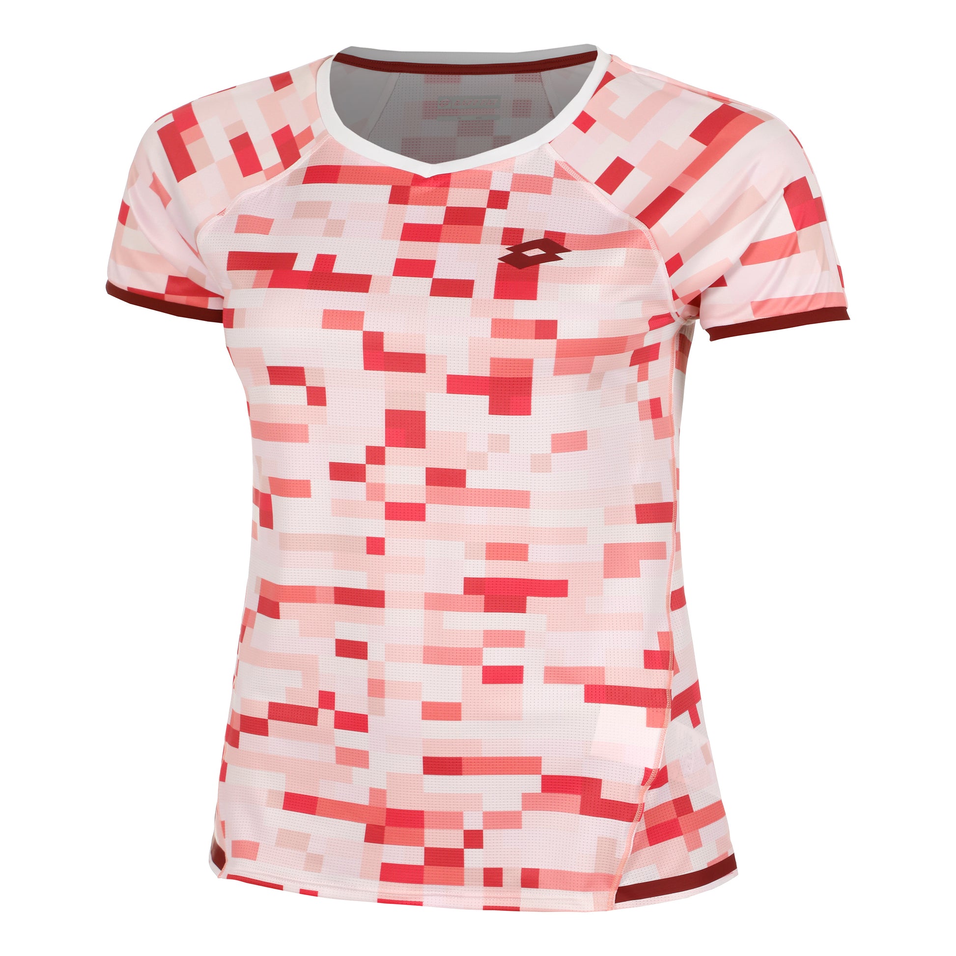 Lotto Tech III T-shirt Damer-Apricot,Flerfärgad