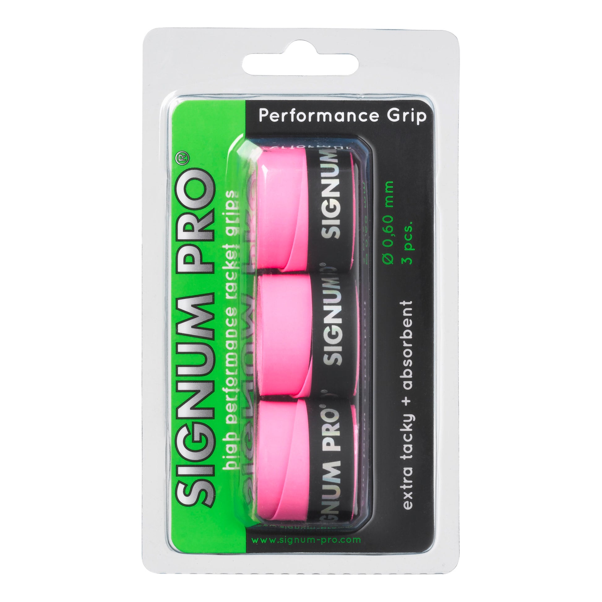 Signum Pro Performance Grip 3-pack - pink