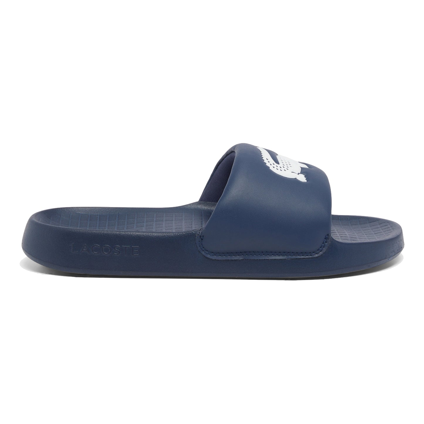 Lacoste Badtofflor Herrar-Mörkblå,Vit