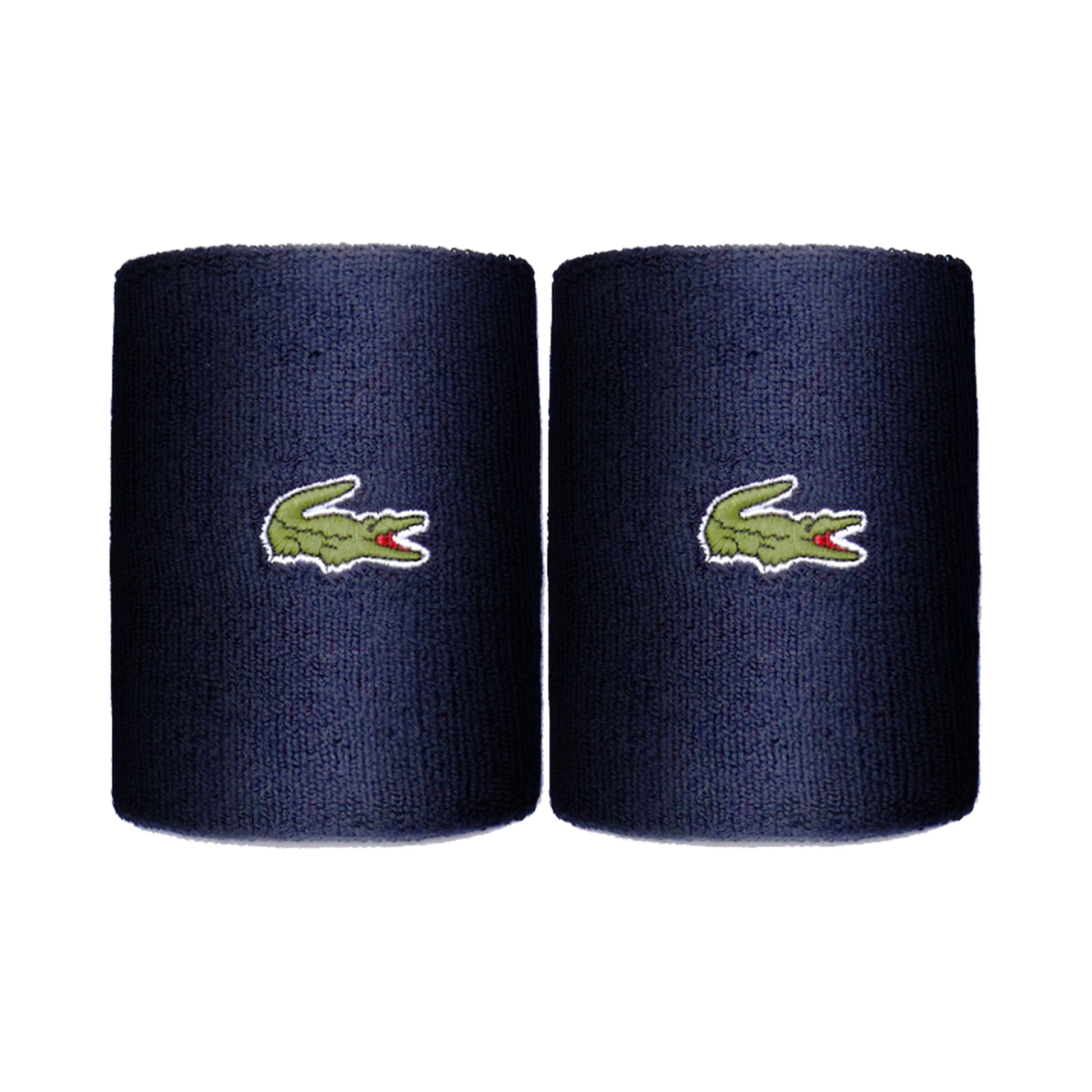 Lacoste Svettband 2-pack lång - mörkblå, mörkgrön
