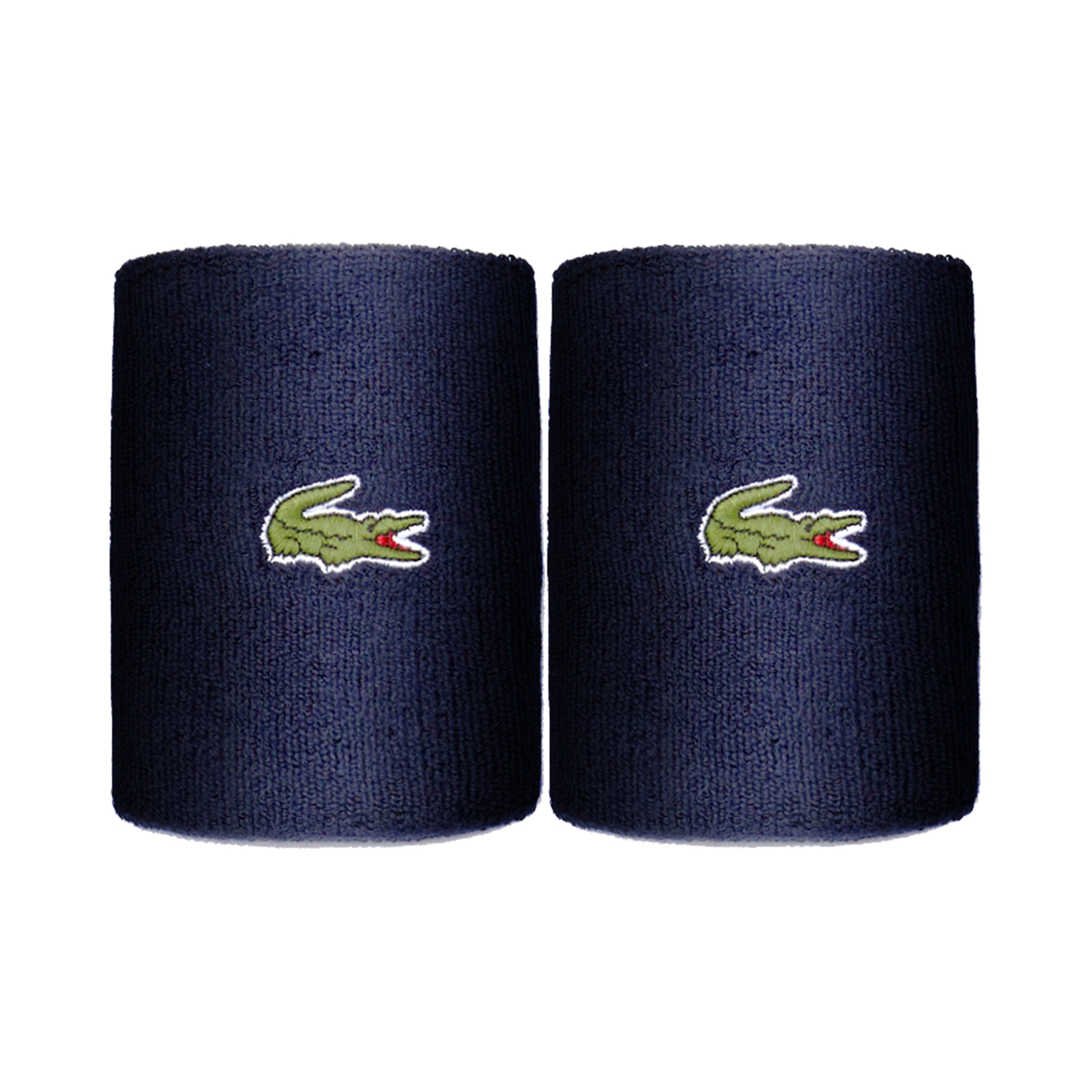 Lacoste Svettband 2-pack lång - mörkblå, mörkgrön