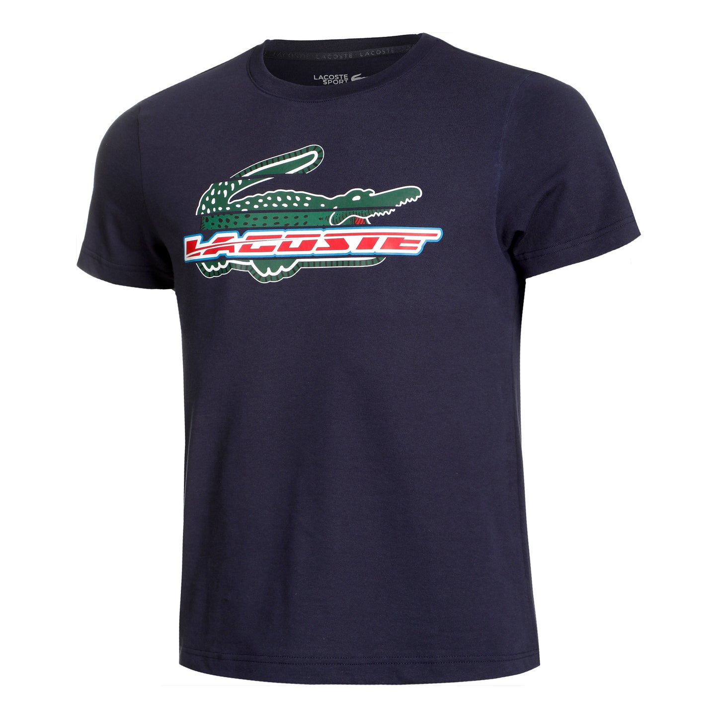 Lacoste Tee T-shirt Herrar - svart, vit