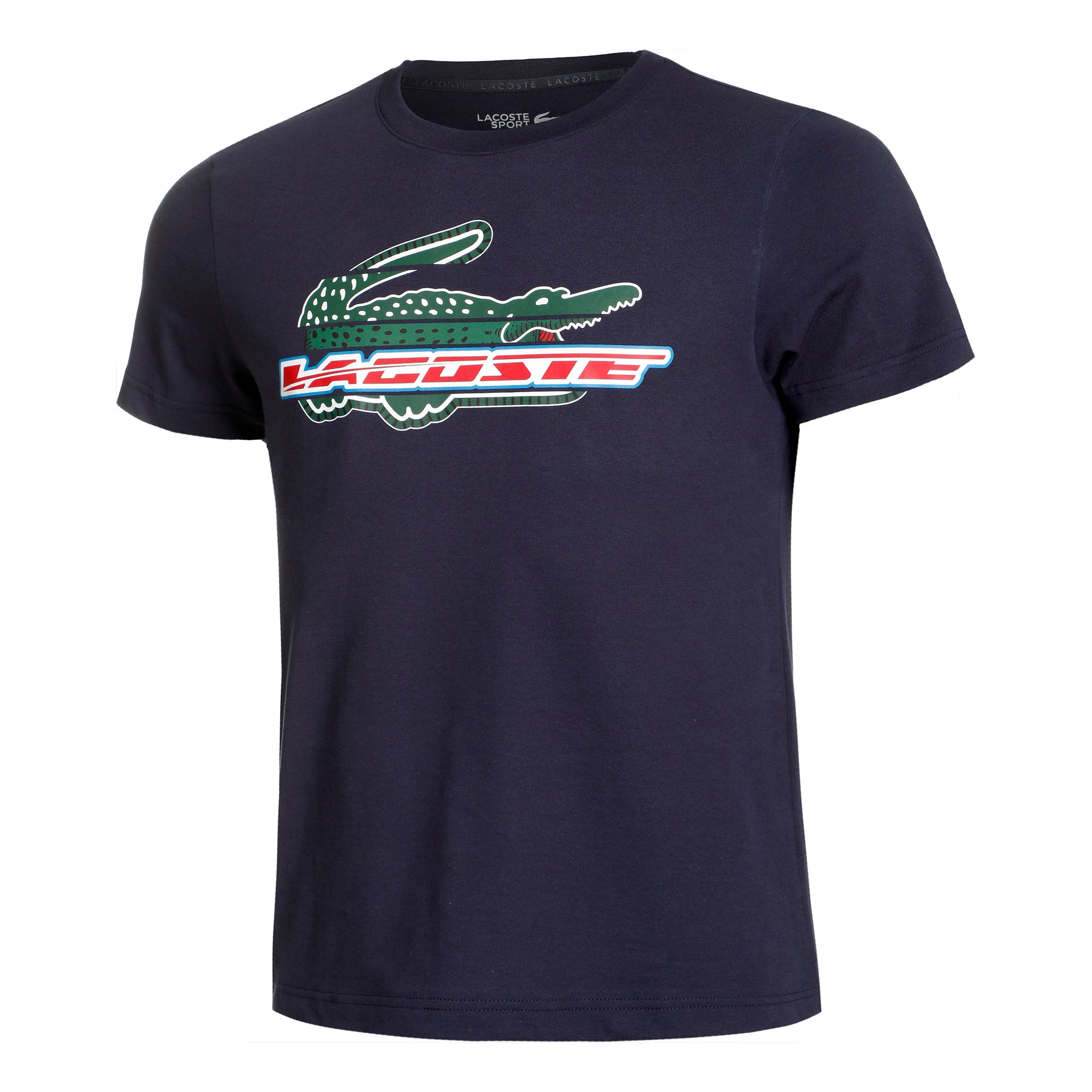 Lacoste Tee T-shirt Herrar - svart, vit