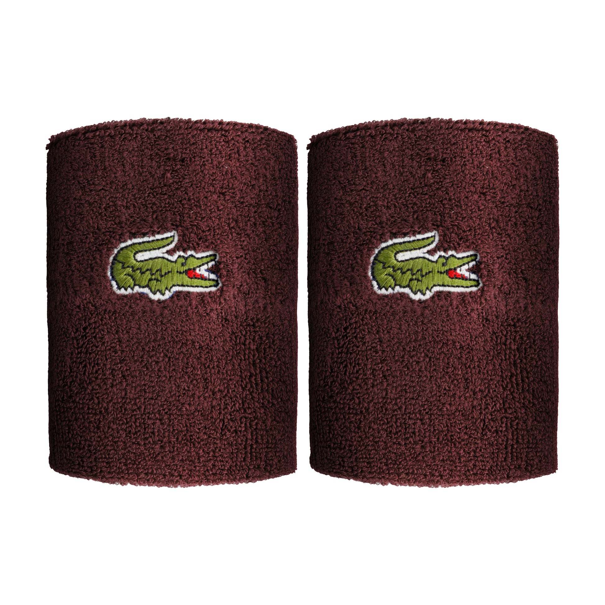 Lacoste Svettband 2-pack lång - rost