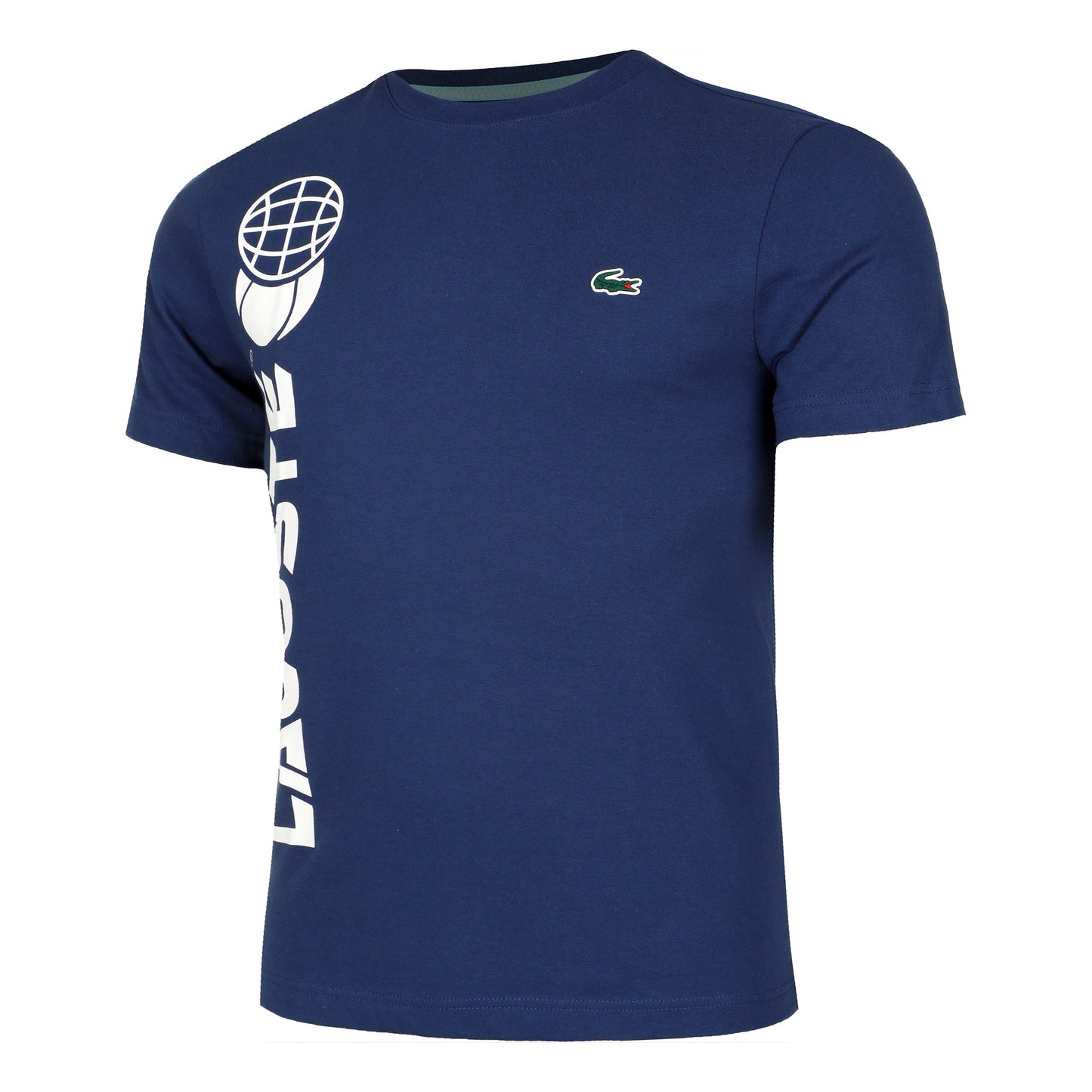 Lacoste Daniil Medvedev T-shirt Herrar - mörkblå, vit