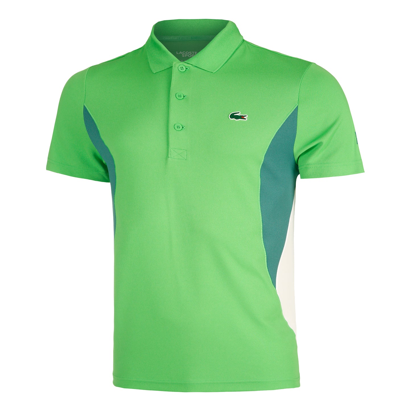 Lacoste Polo Herrar - grön, flerfärgad