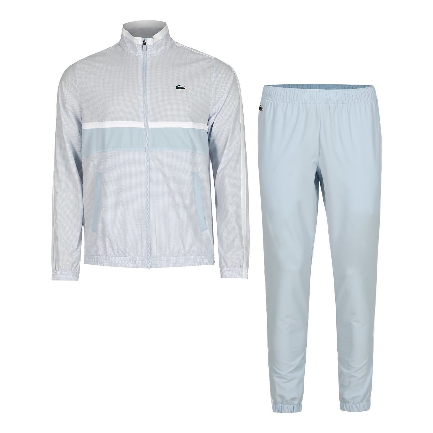 Lacoste Tracksuits Träningsoverall Herrar - ljusblå, vit