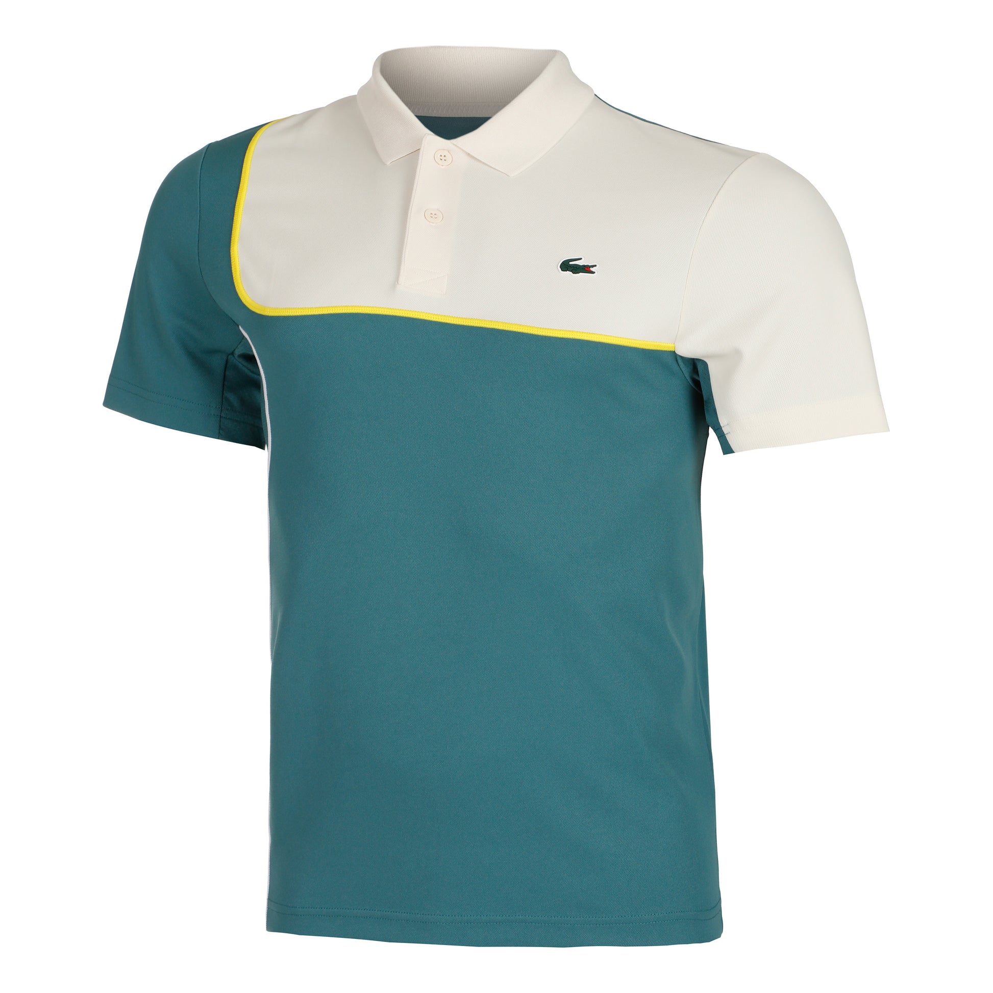 Lacoste Polo Herrar - petrol, vit