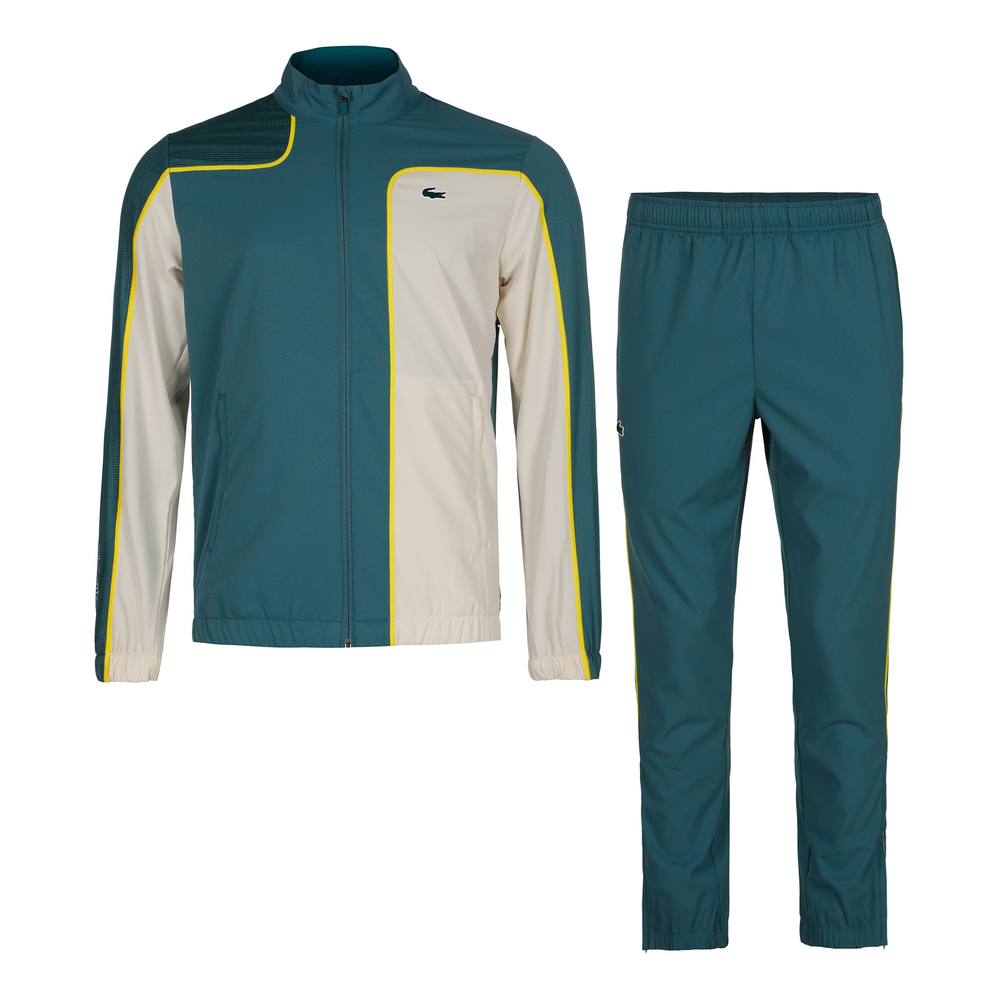 Lacoste Träningsoverall Herrar - petrol, vit