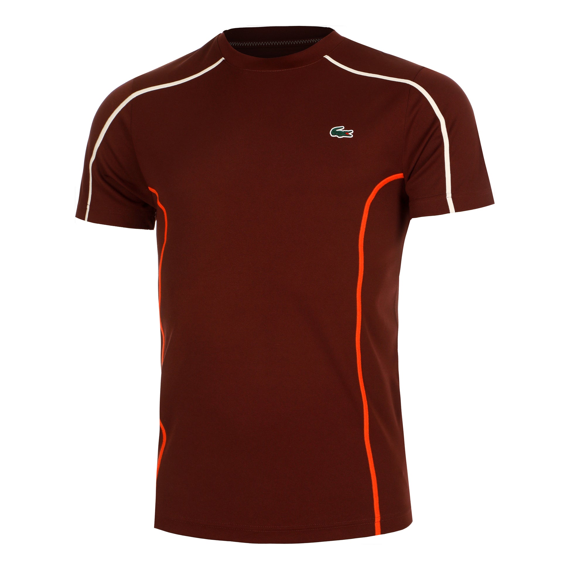 Lacoste T-Shirt T-shirt Herrar - mörkröd,