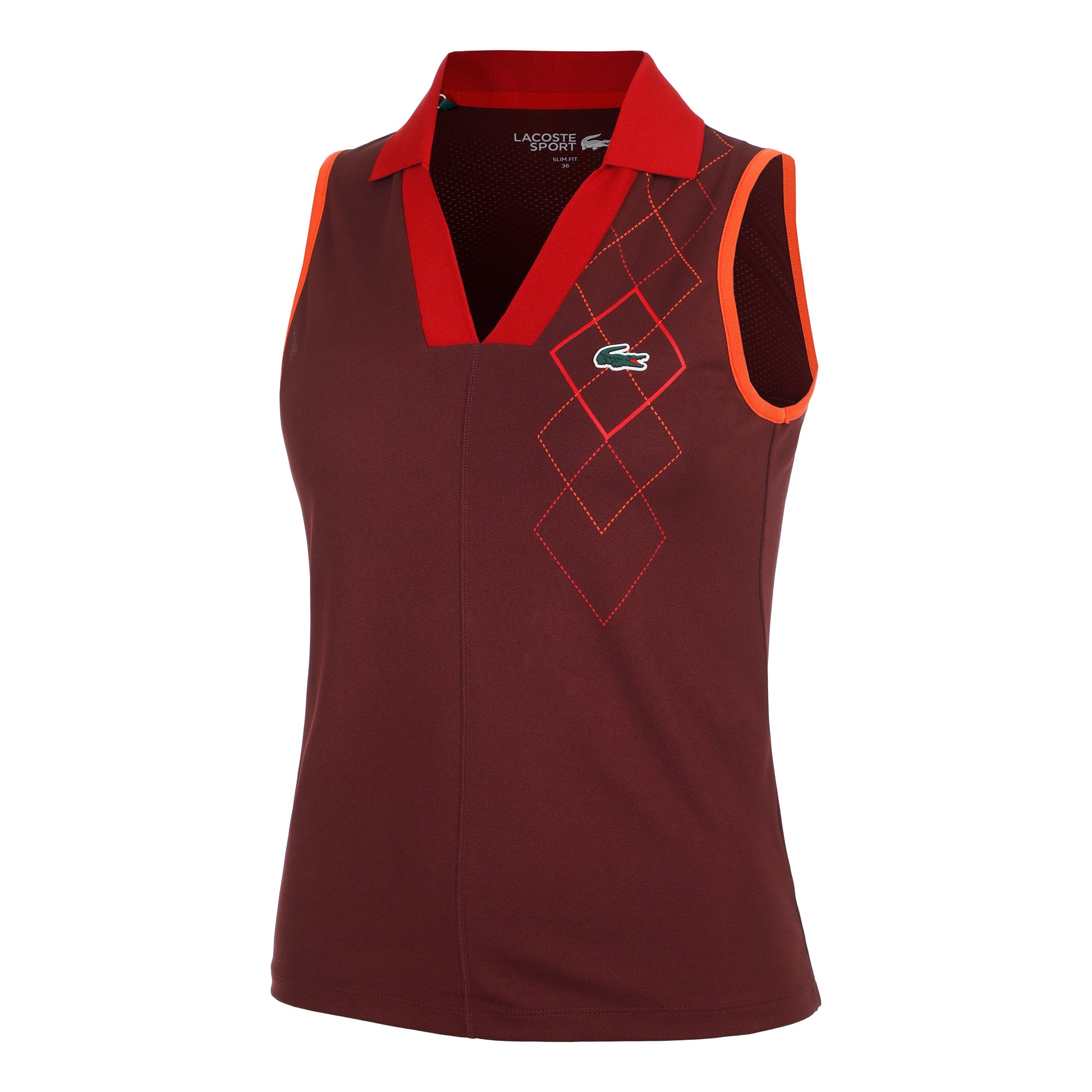 Lacoste Polo Damer-Brun