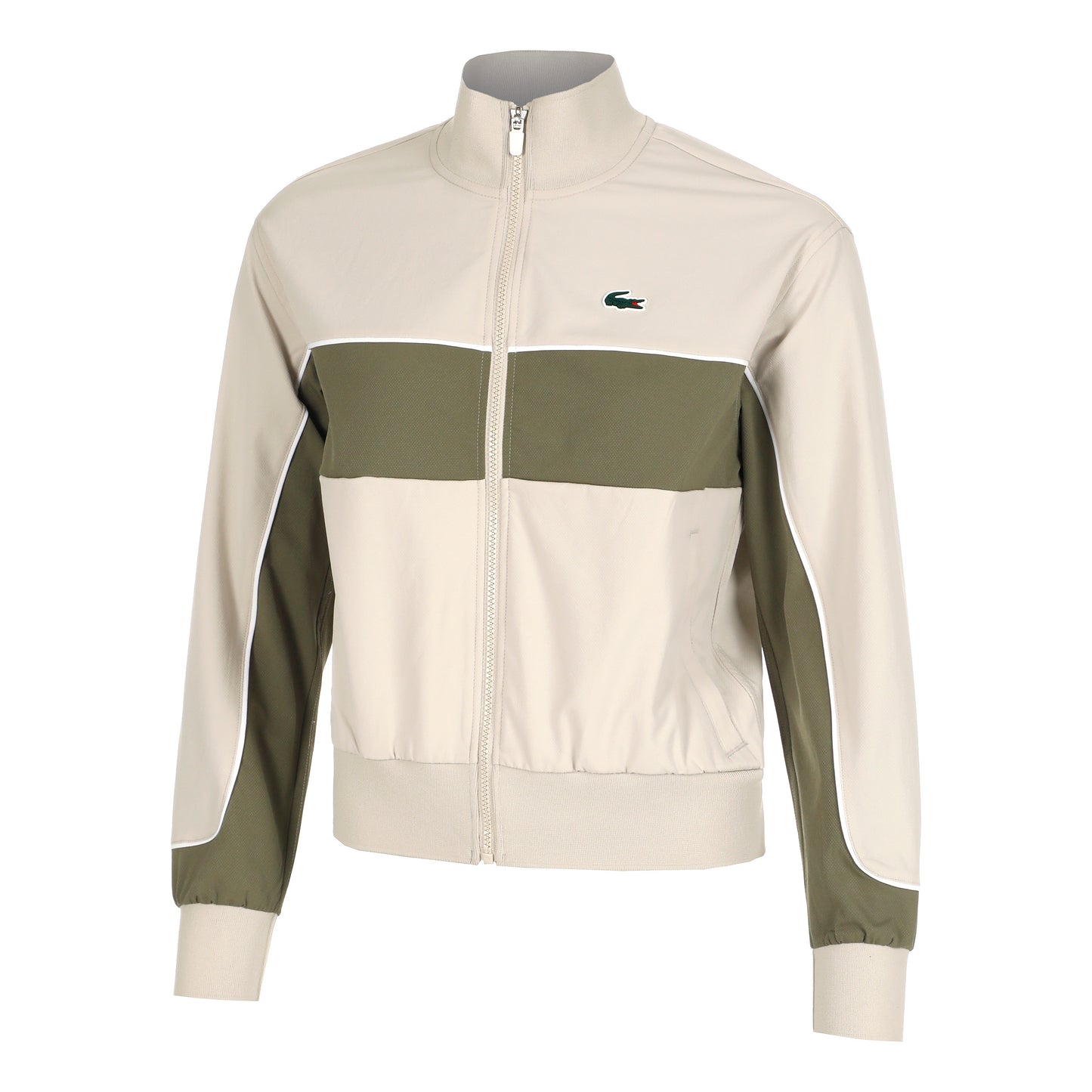 Lacoste Träningsjacka Damer - beige, oliv