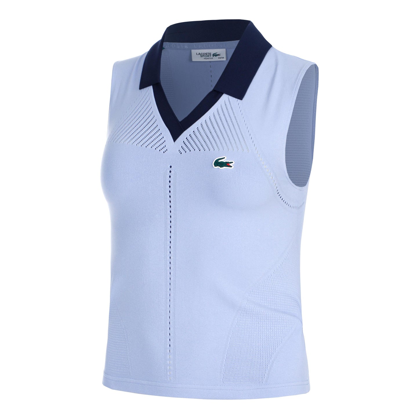 Lacoste Polo - syrén, mörkblå