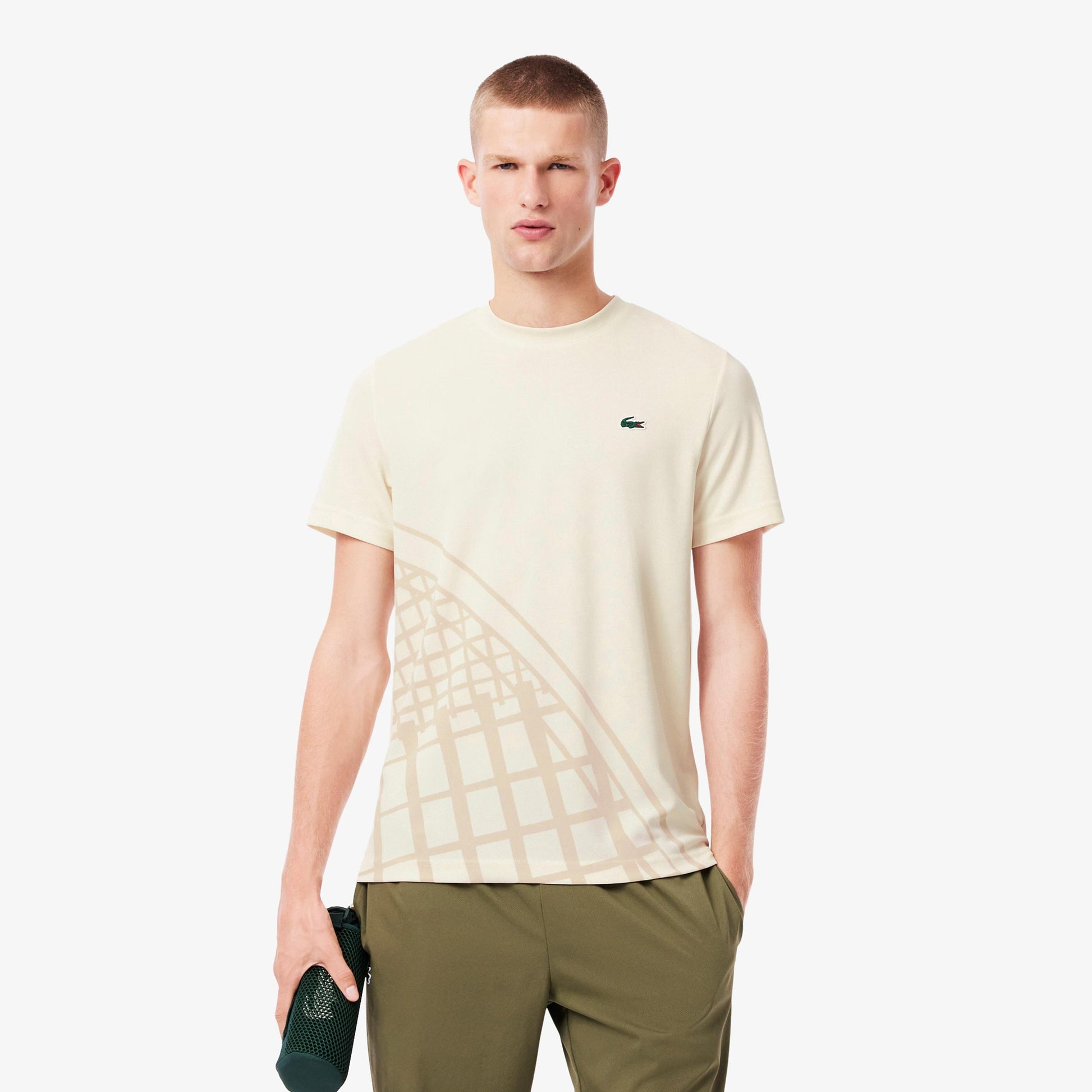 Lacoste T-shirt Herrar-Creme