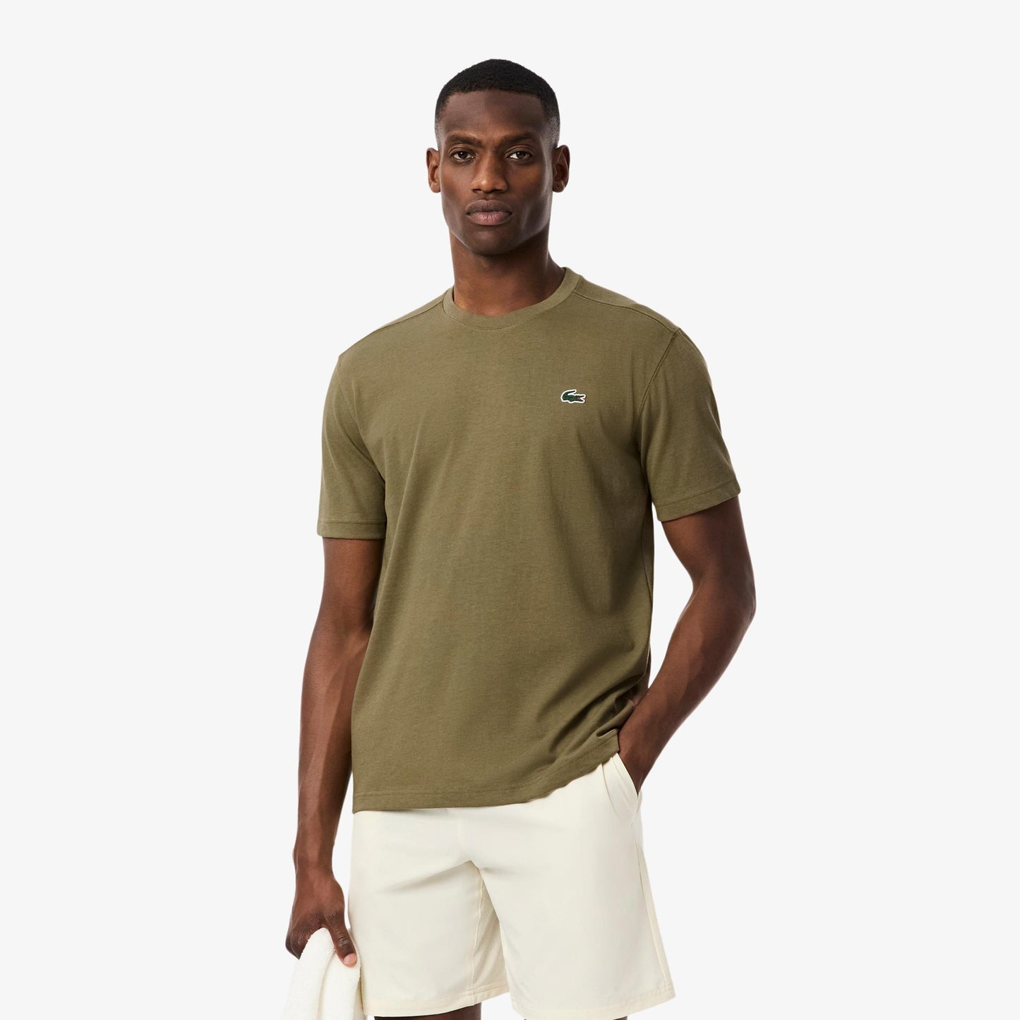 Lacoste Core T-shirt Herrar - oliv