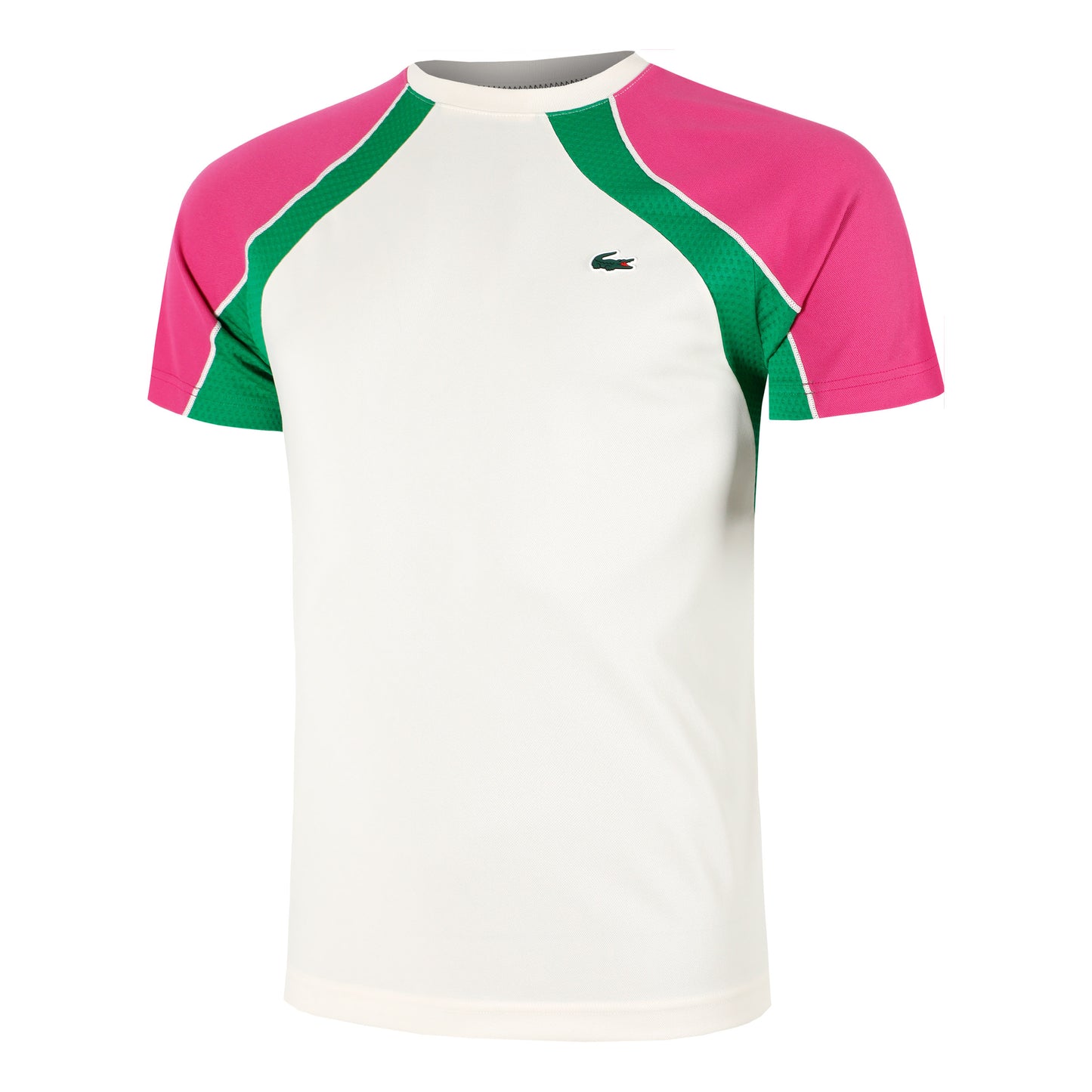 Lacoste T-shirt Herrar - creme, flerfärgad