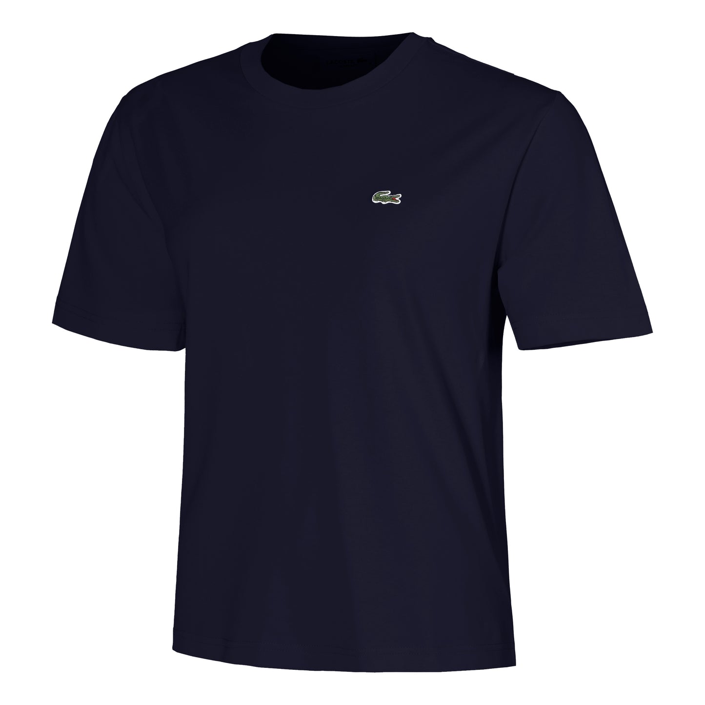 Lacoste Relaxed Fit Plain Soft T-shirt Damer-Mörkblå