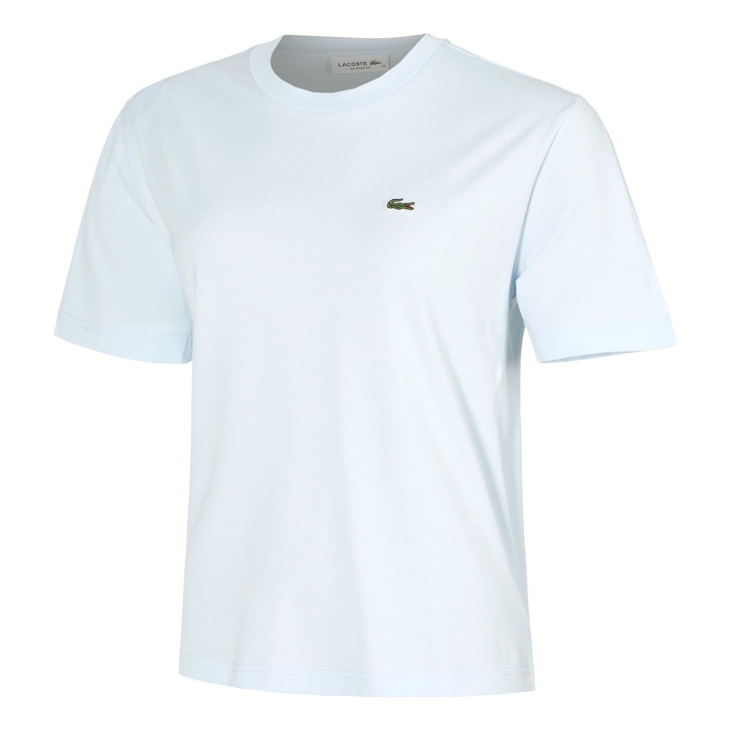 Lacoste Relaxed Fit Plain Soft T-shirt Damer-Ljusblå