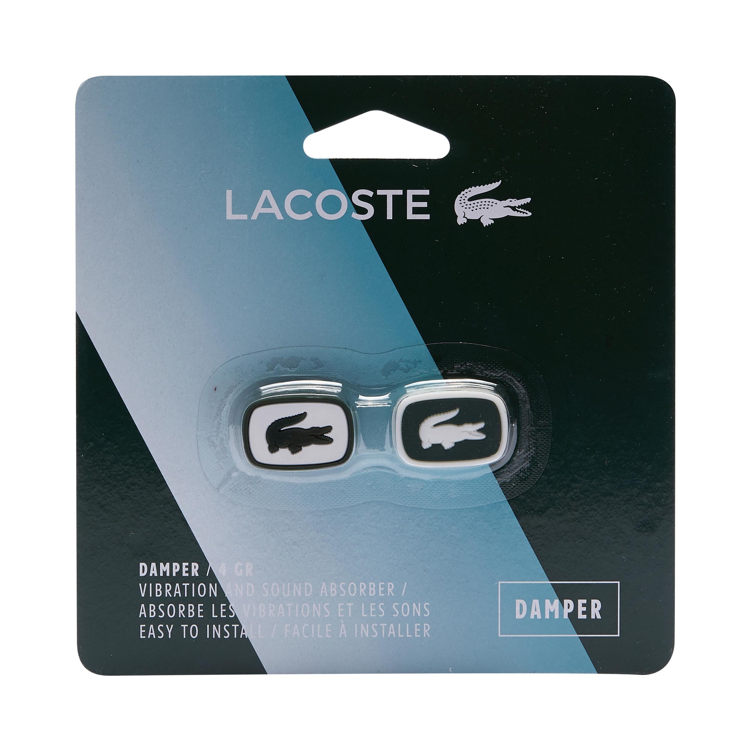Lacoste Dämpare 2-pack - vit, grön