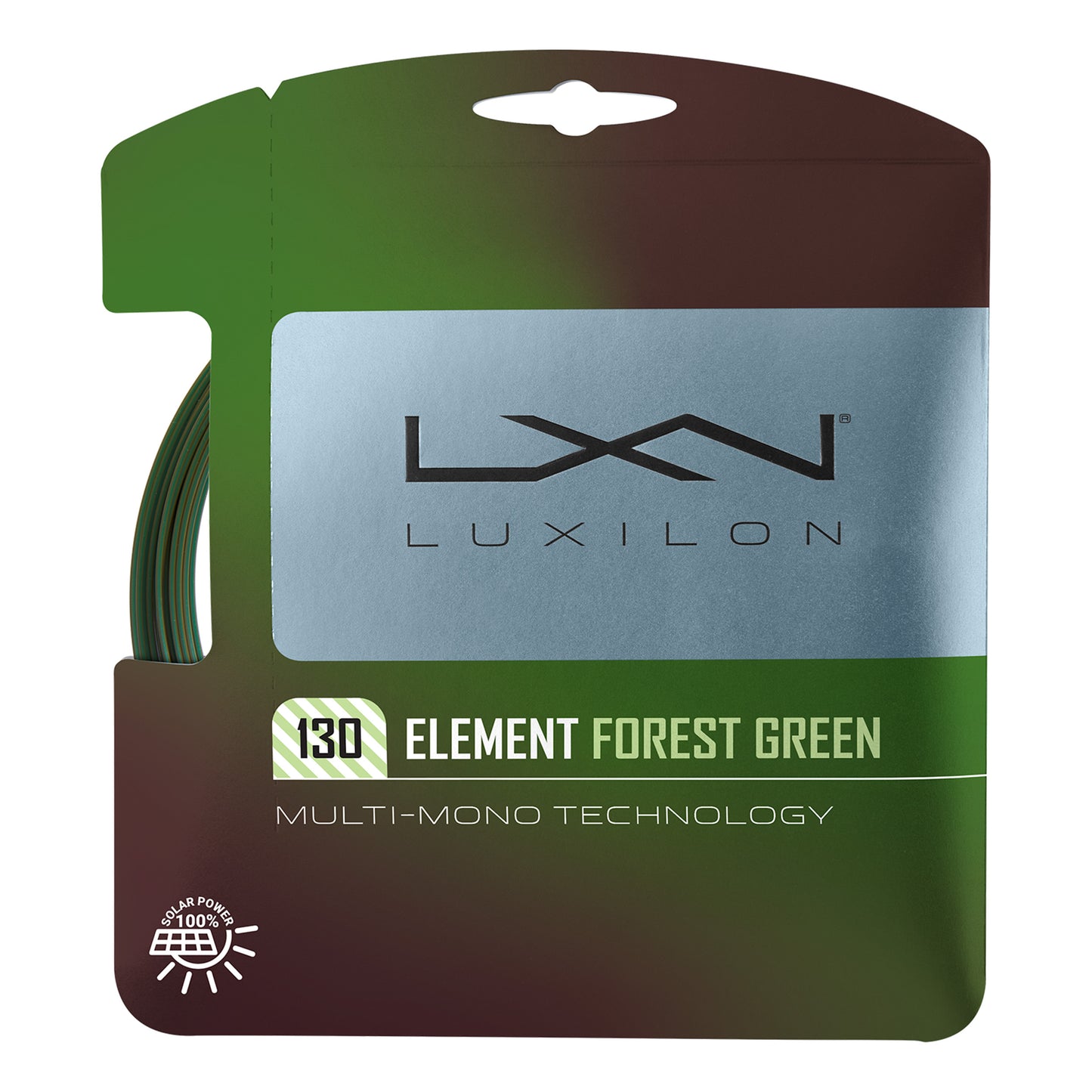 Luxilon Element Forest Green Strängset 12,2m - grön