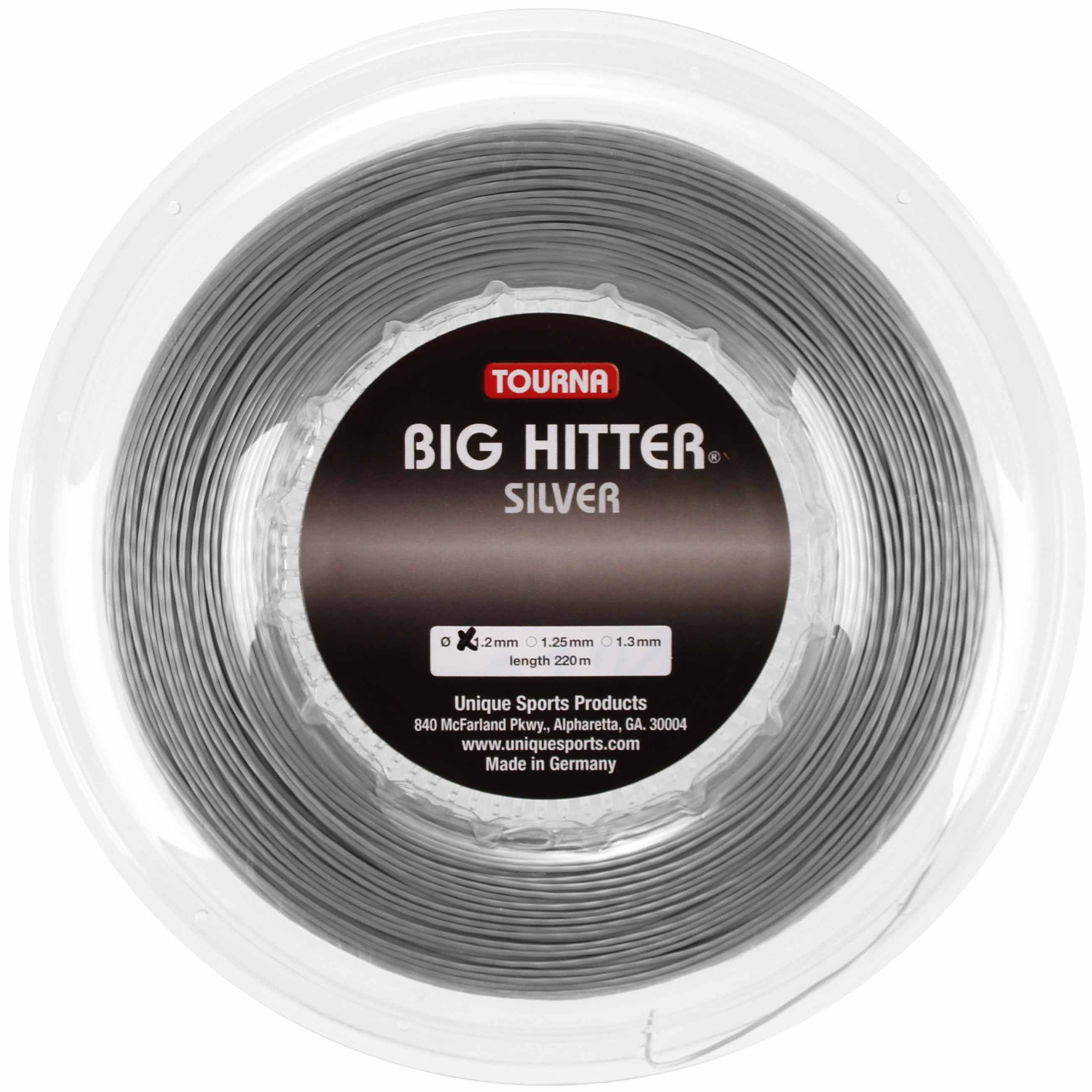 Tourna Big Hitter Strängrulle 220m-Silver