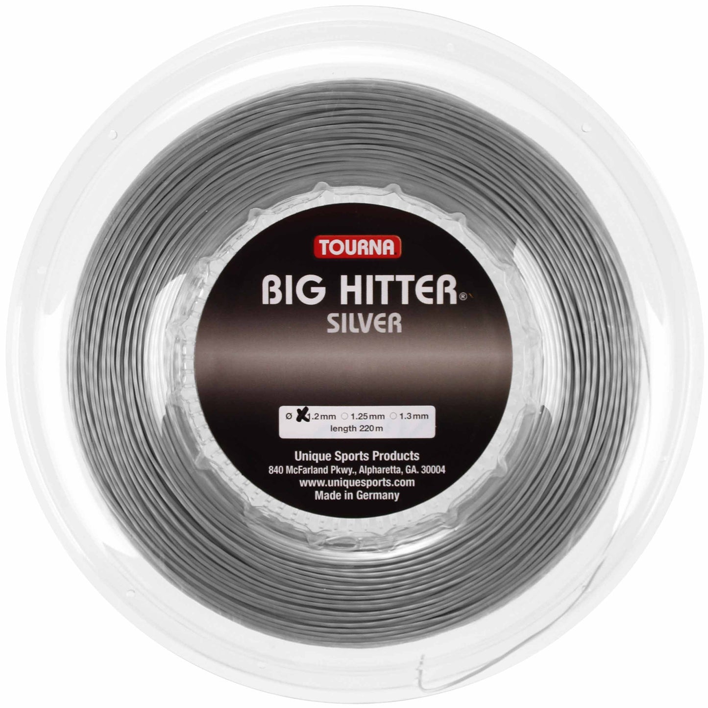 Tourna Big Hitter Strängrulle 220m-Silver