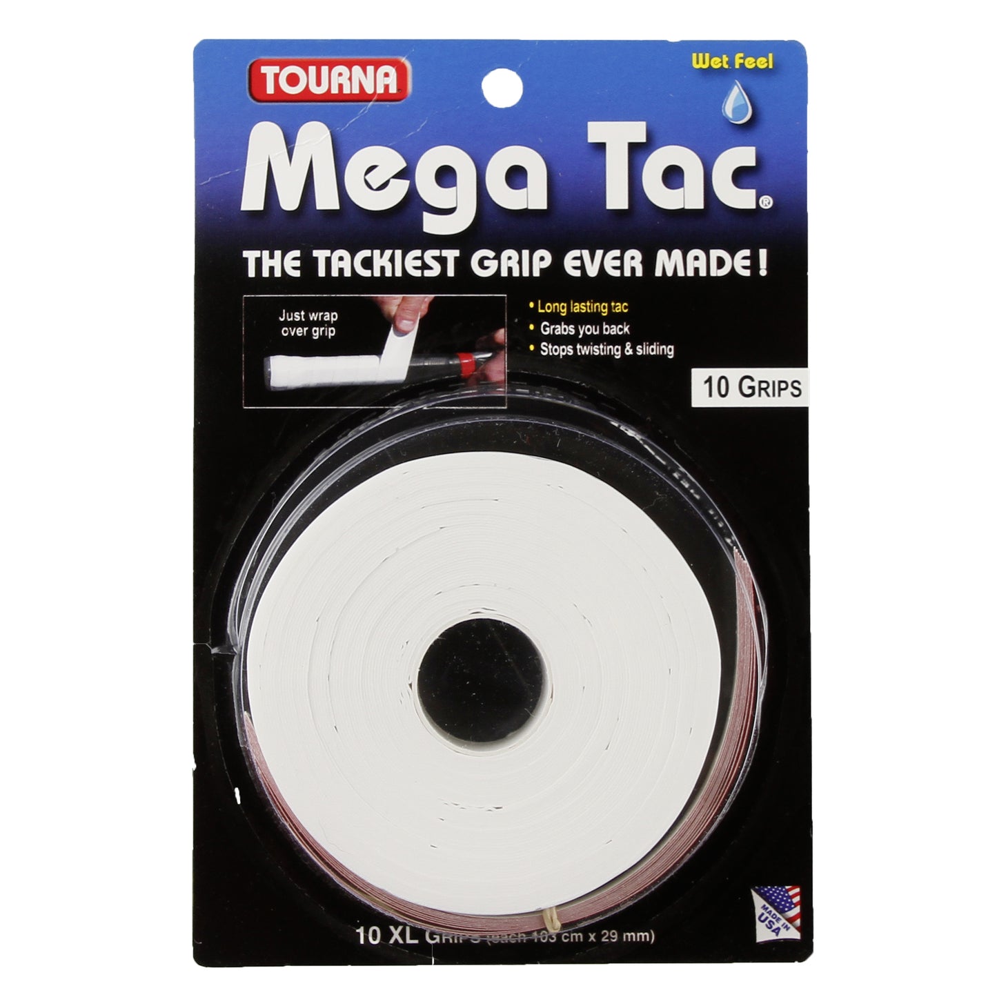 Tourna Mega Tac 10-pack-Vit